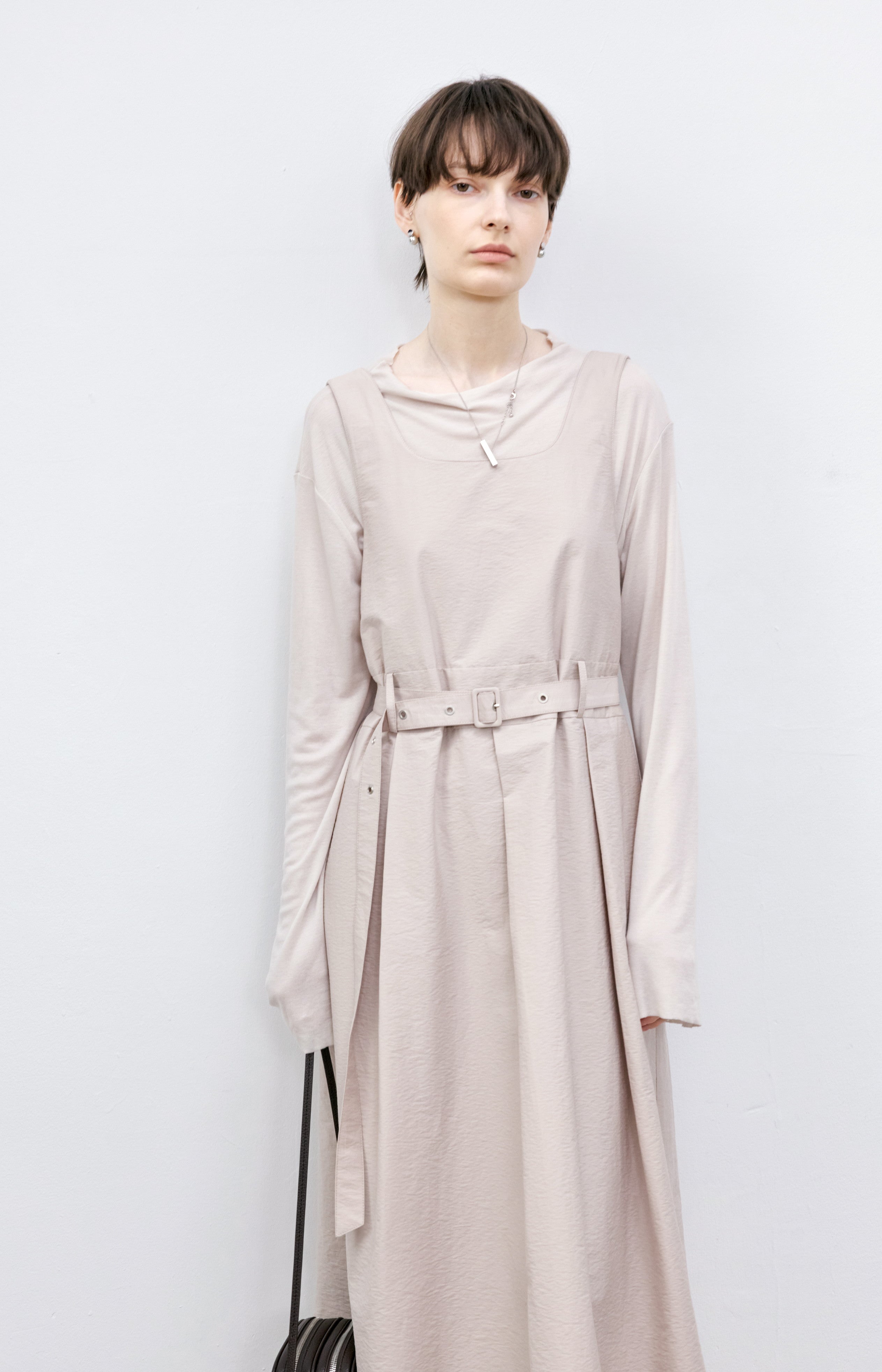 BELT MARK CLASSICAL DRESS / ベルトマーククラシカルワンピース