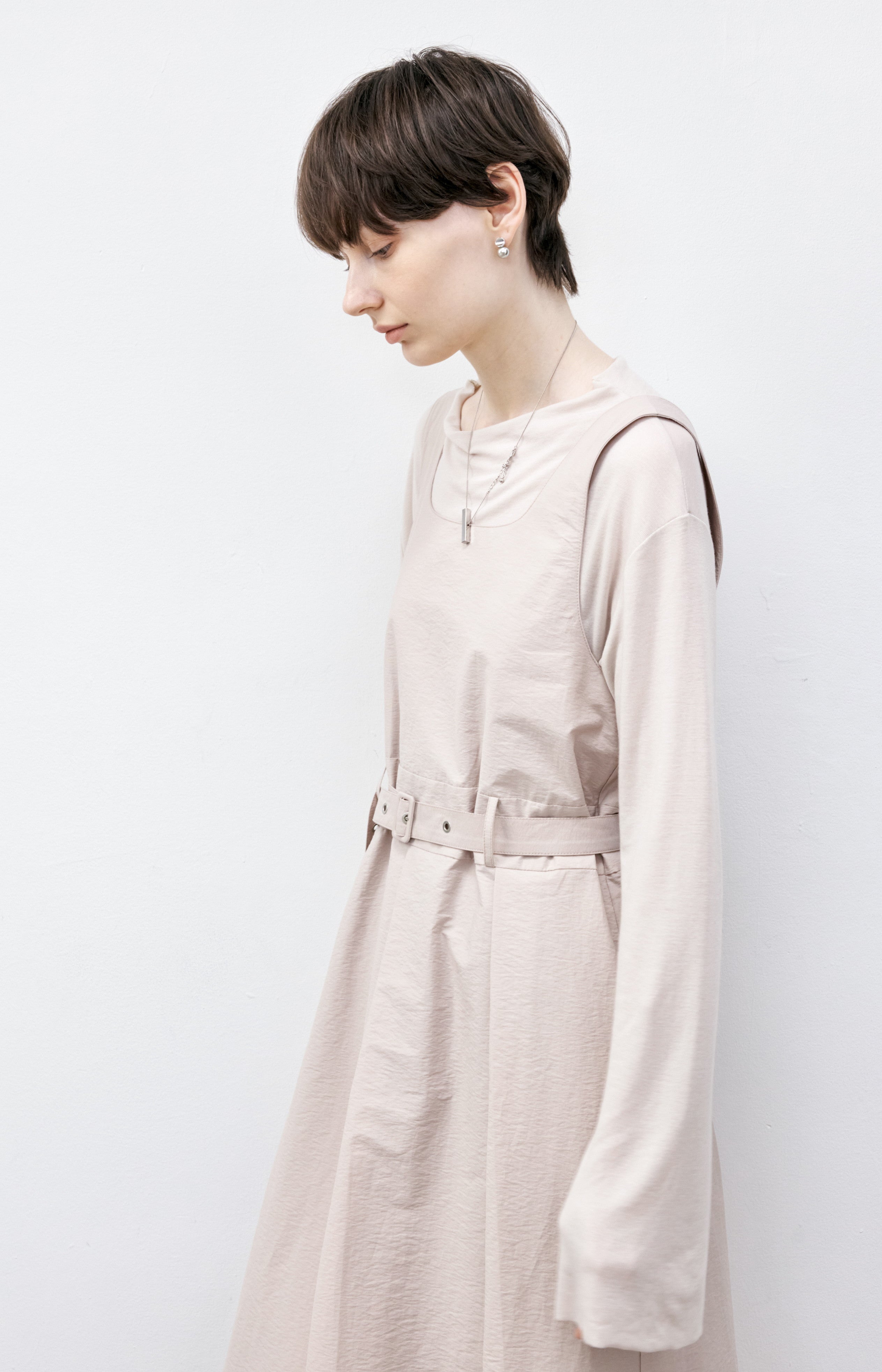 BOAT NECK DRAPE TOP / ボートネックドレープトップ