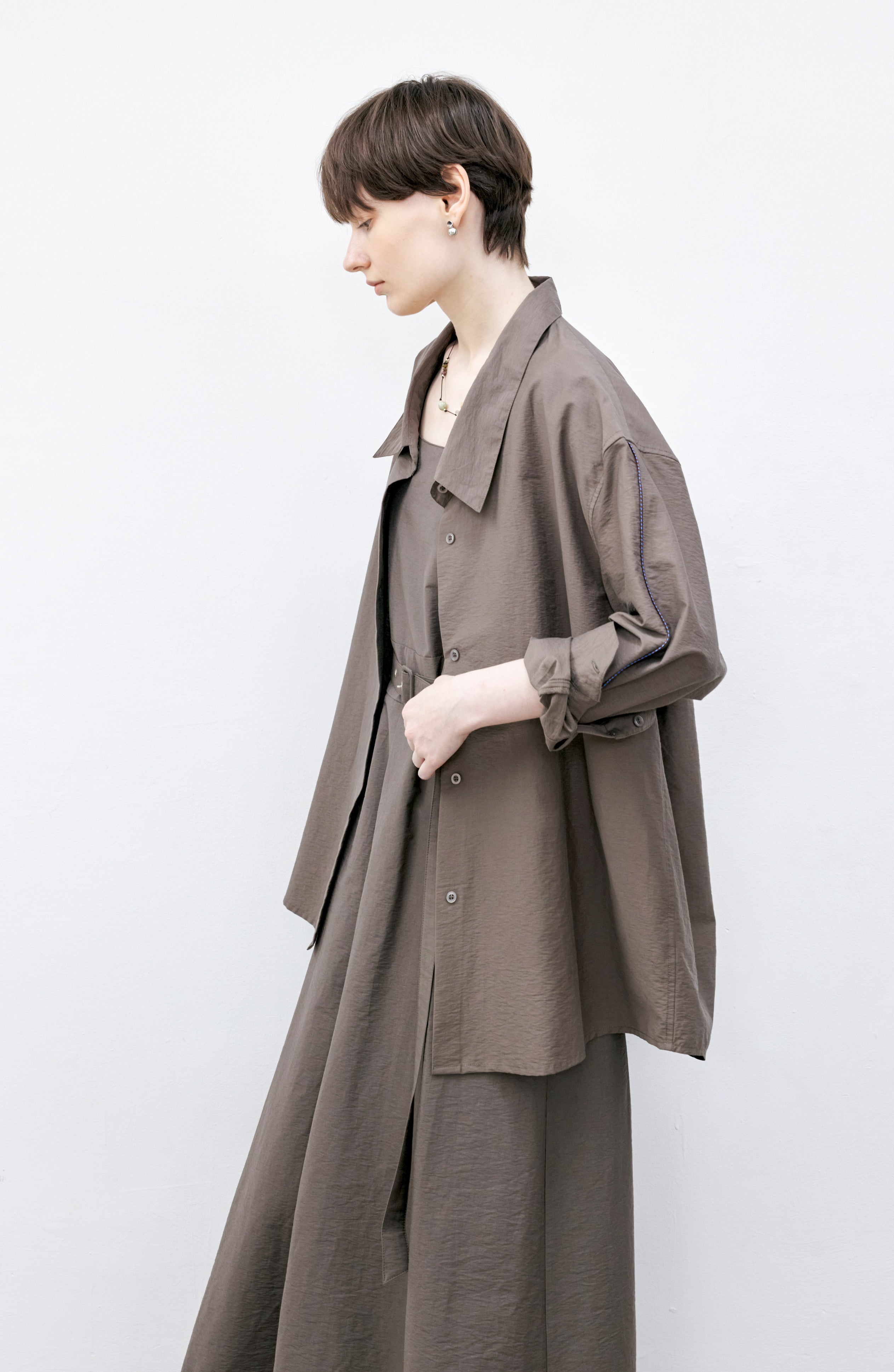 SLEEVE STITCH LOOSE SHIRT / スリーブステッチルーズシャツ