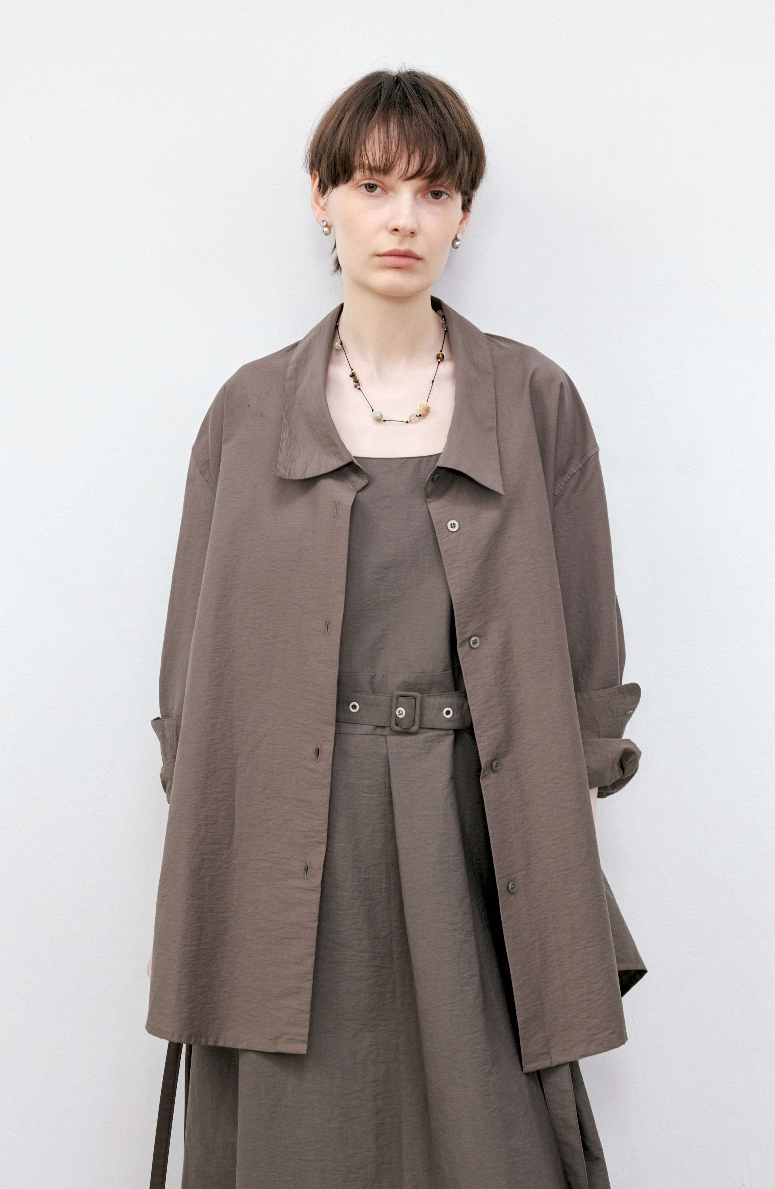 SLEEVE STITCH LOOSE SHIRT / スリーブステッチルーズシャツ