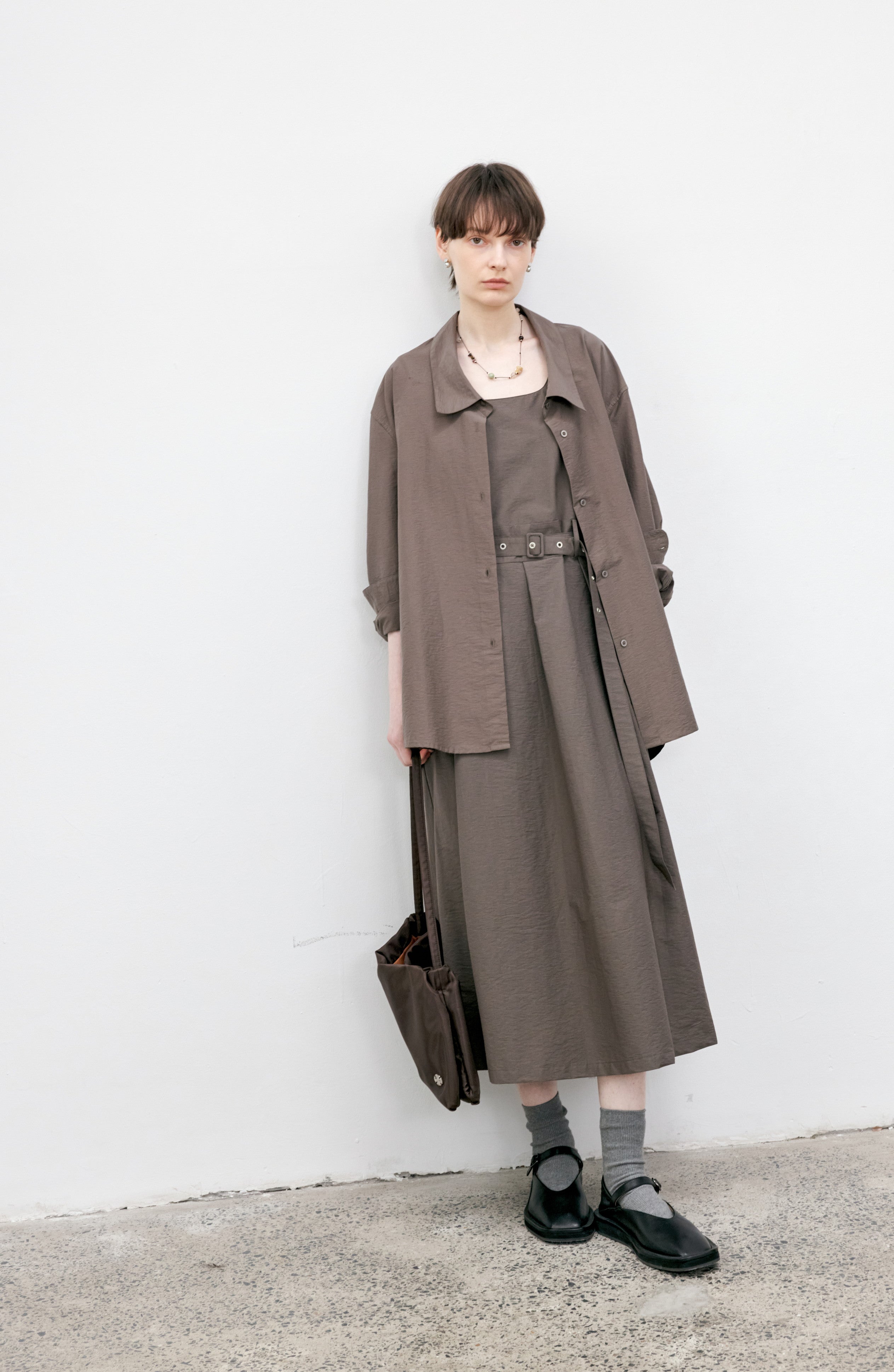 BELT MARK CLASSICAL DRESS / ベルトマーククラシカルワンピース