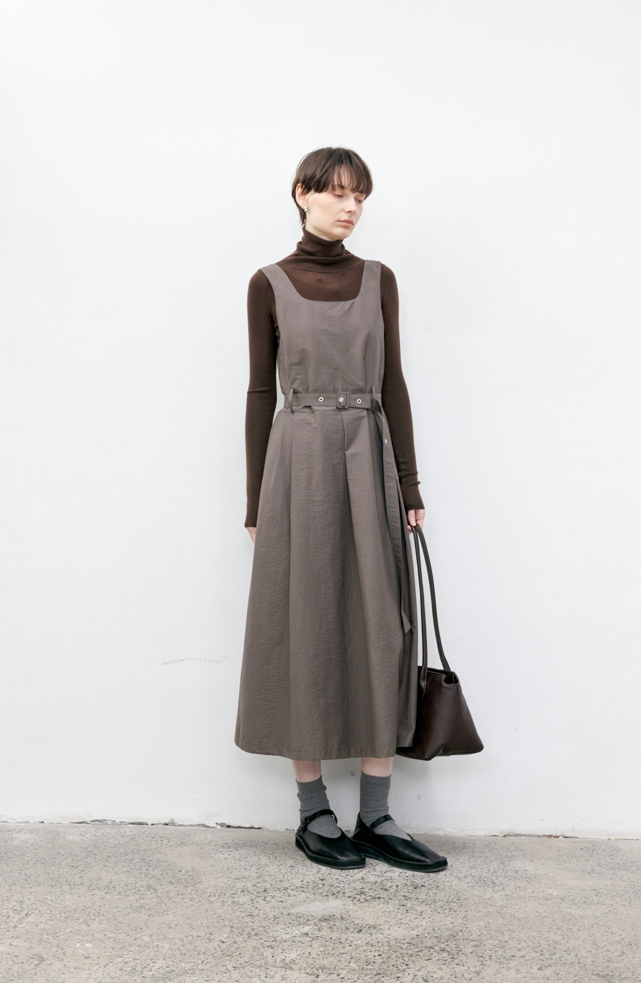 BELT MARK CLASSICAL DRESS / ベルトマーククラシカルワンピース