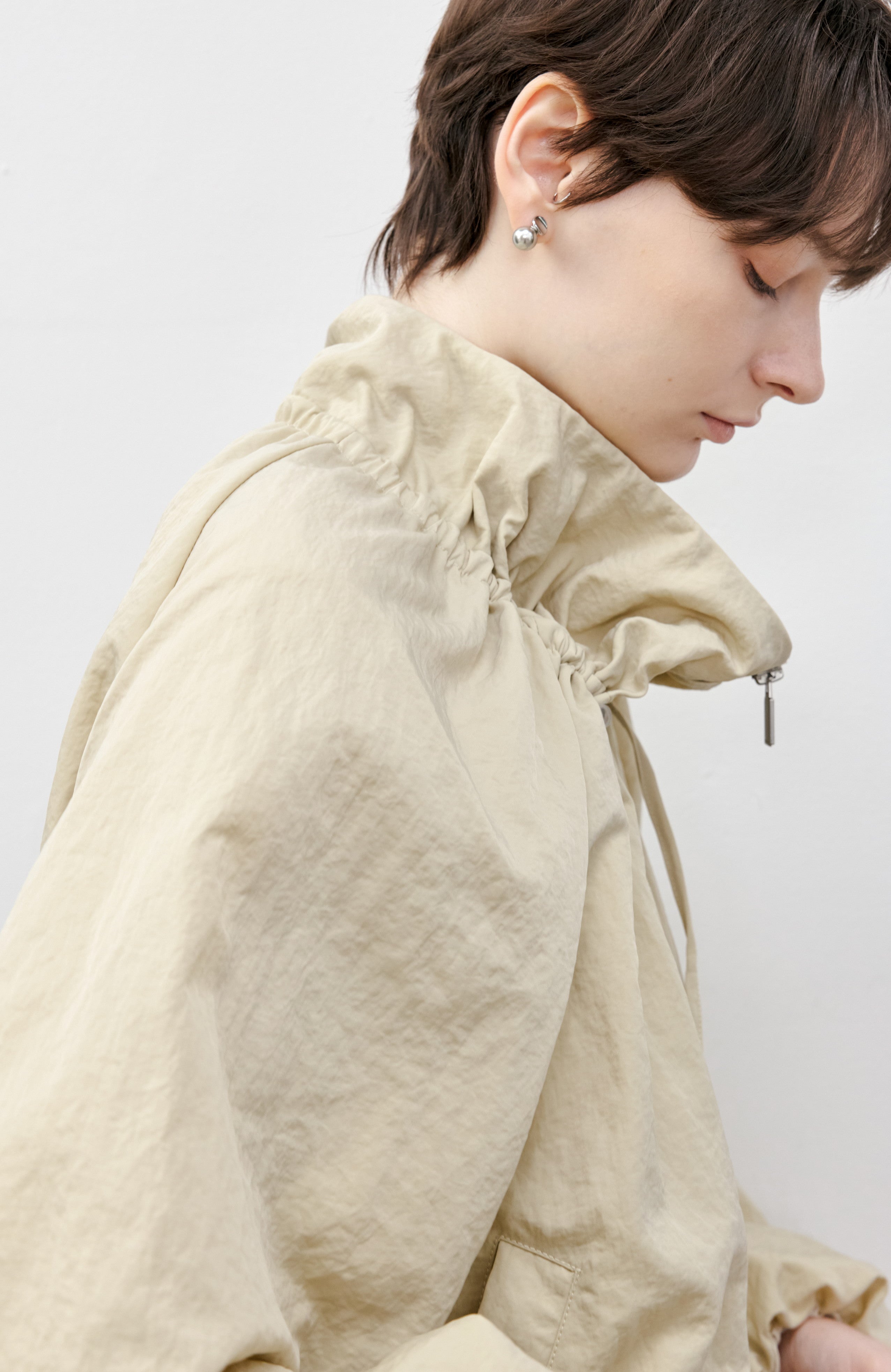 POUCH STRING SHORT BLOUSON / ポーチストリングショートブルゾン