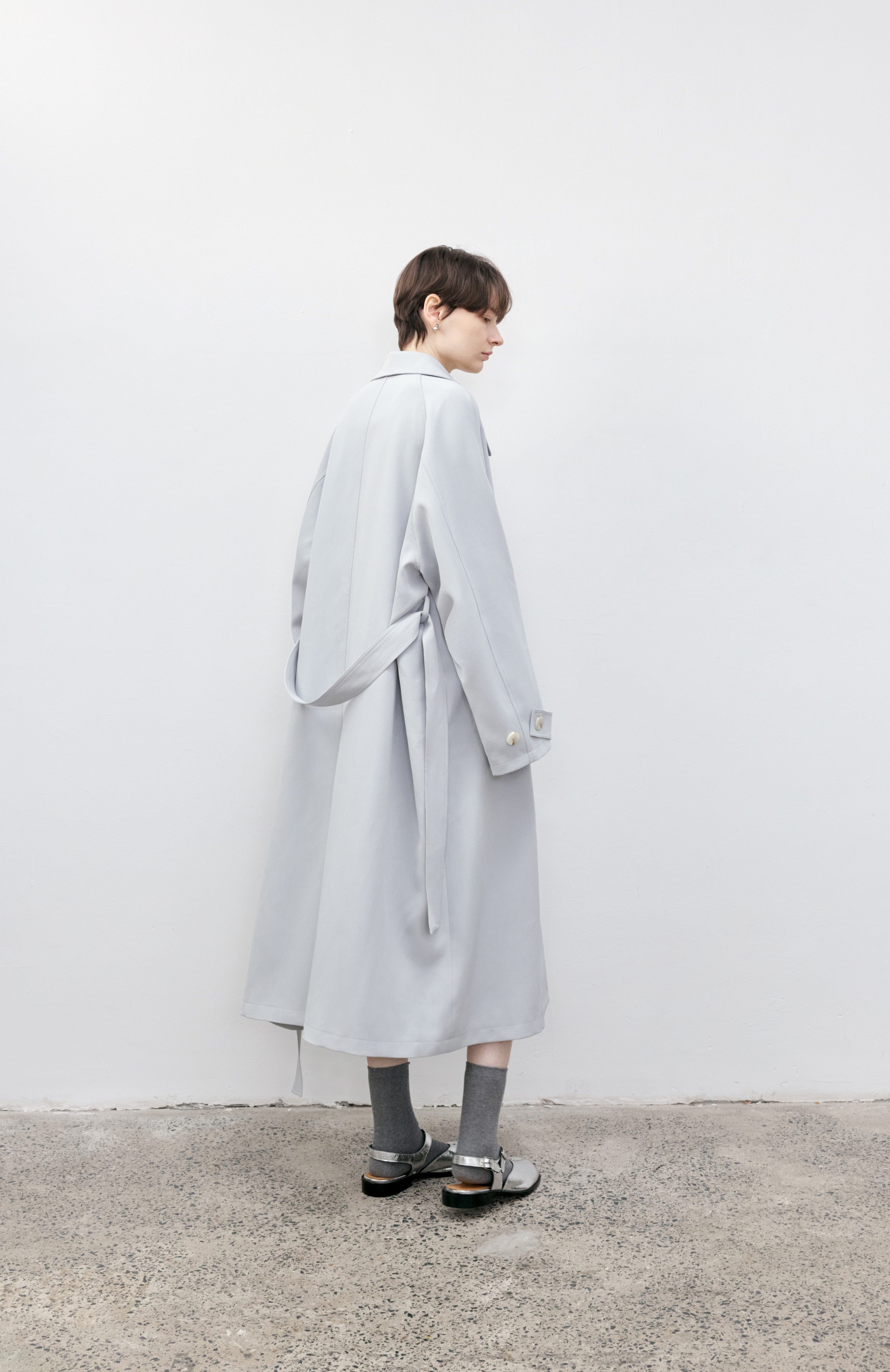 CUFF STRIPE PALE TRENCH / カフストライプペールトレンチ