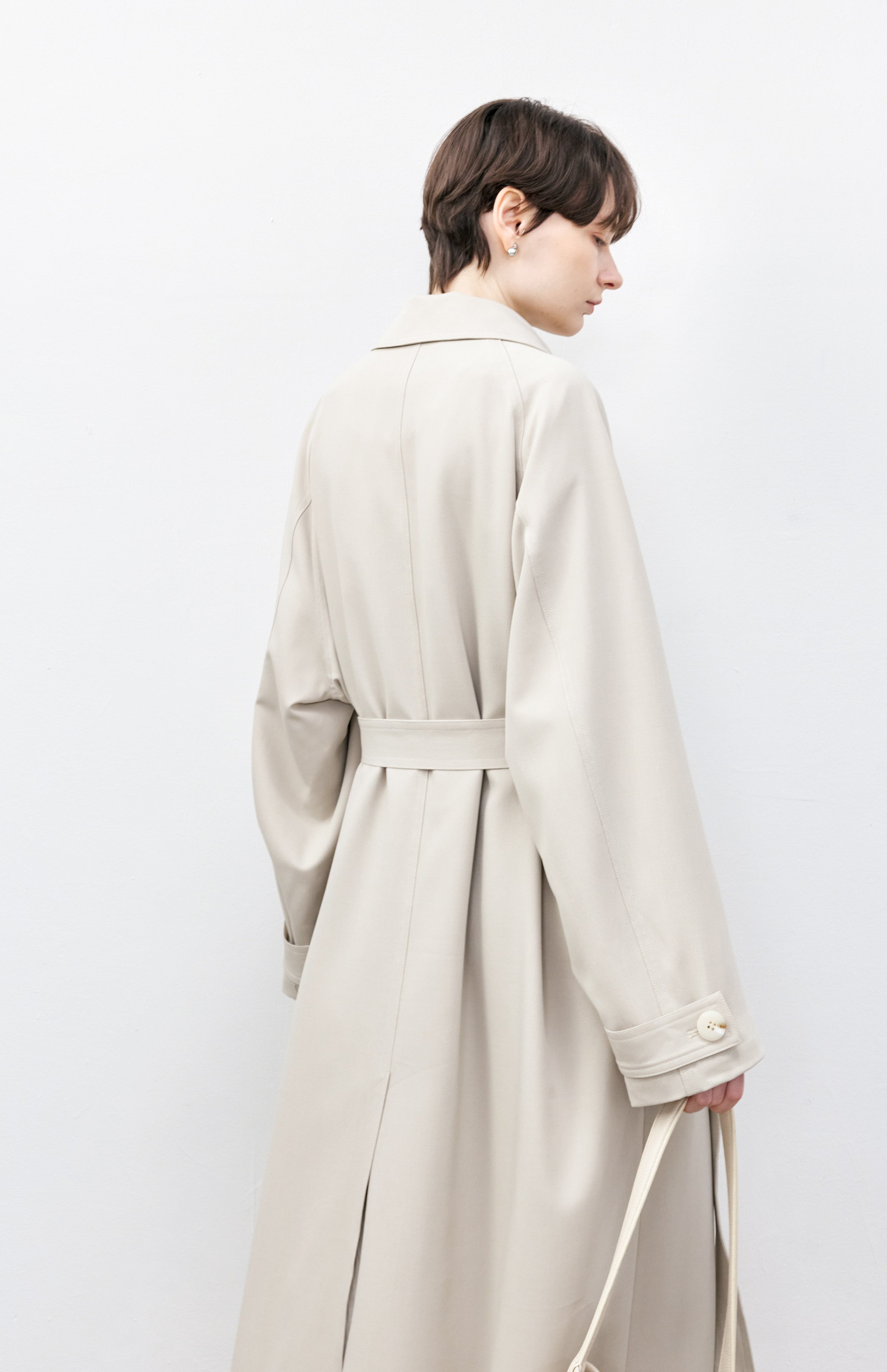 CUFF STRIPE PALE TRENCH / カフストライプペールトレンチ