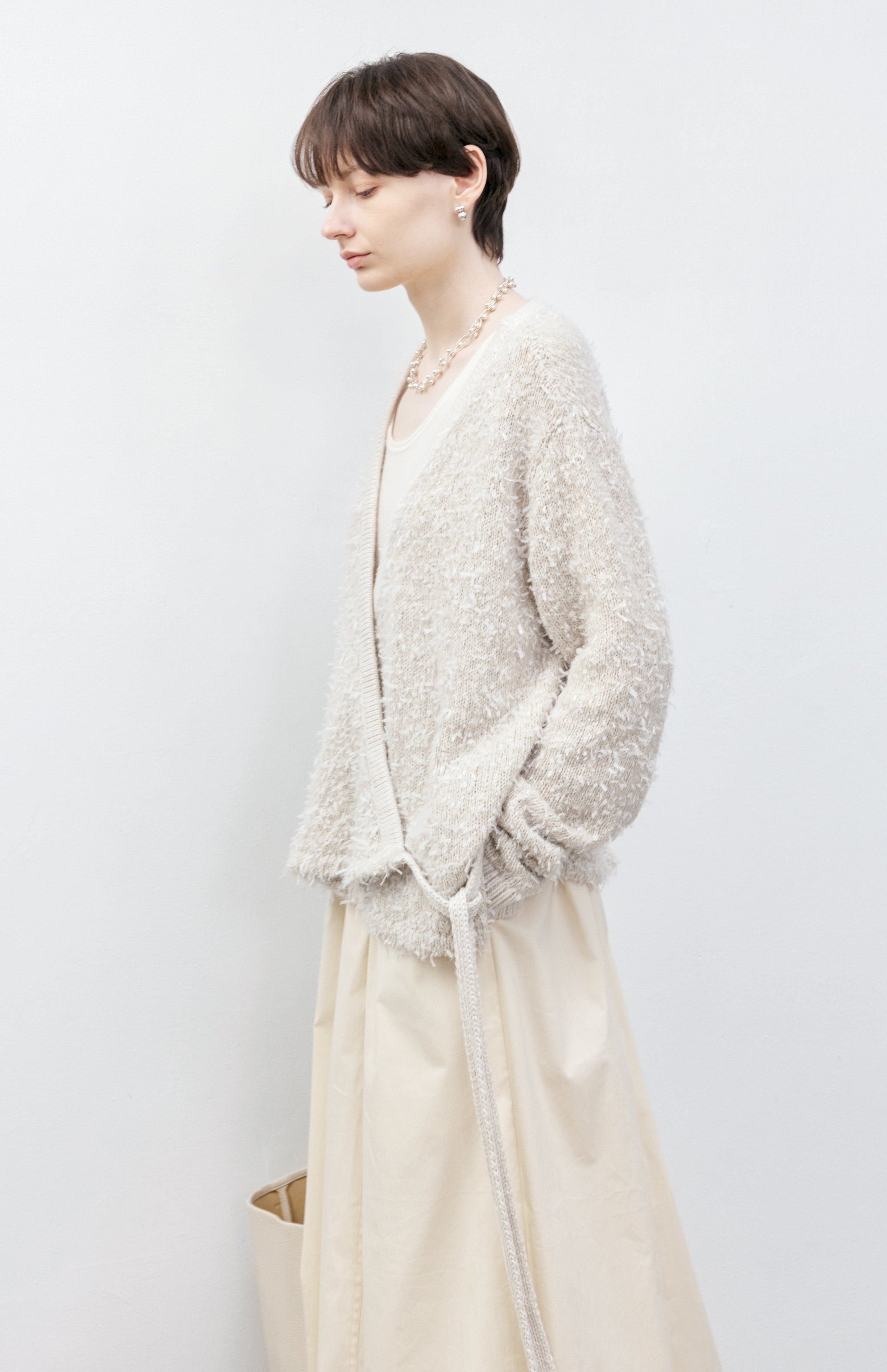 FLUFFY SOFT KNIT CARDIGAN