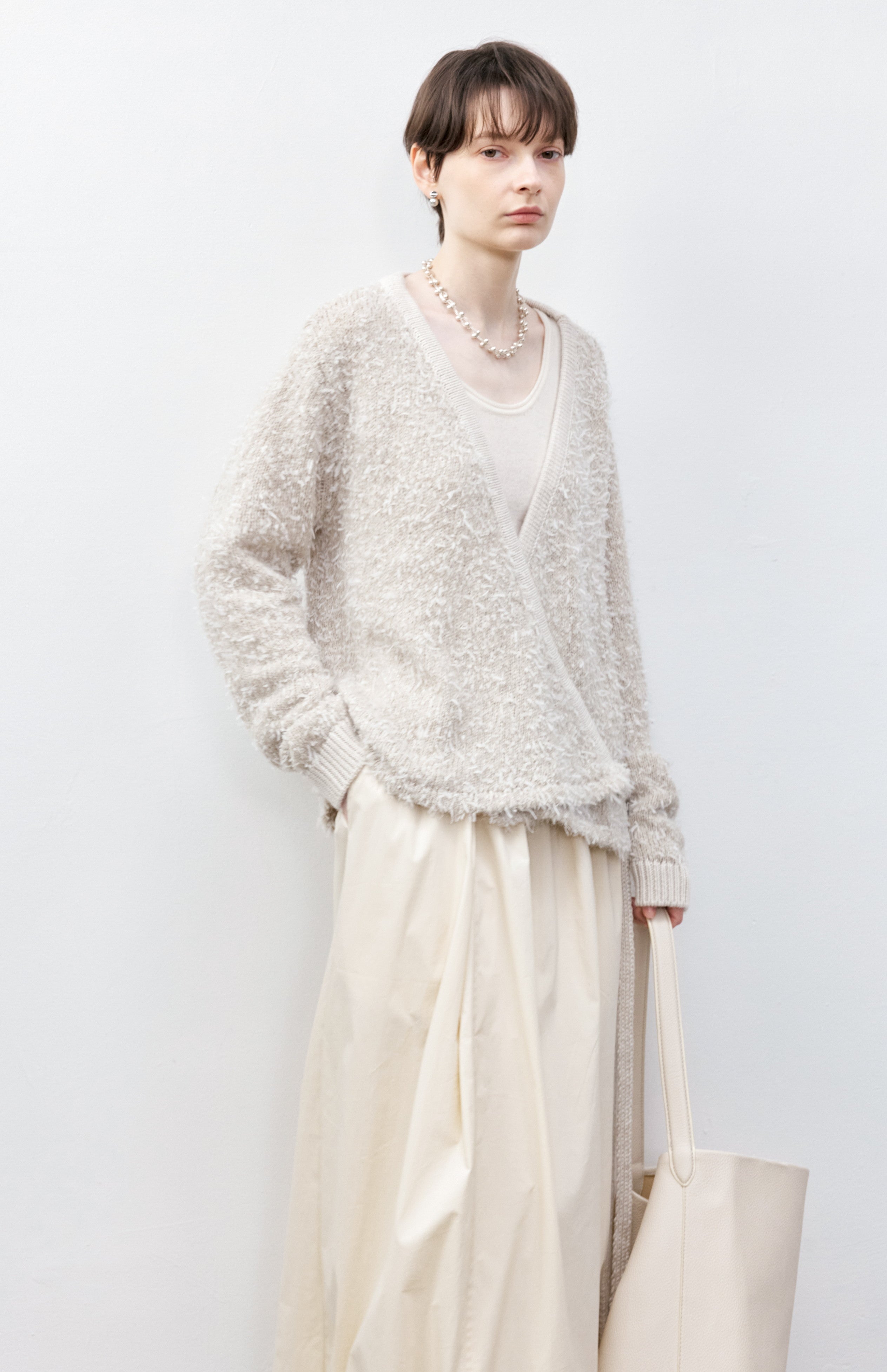 FLUFFY SOFT KNIT CARDIGAN