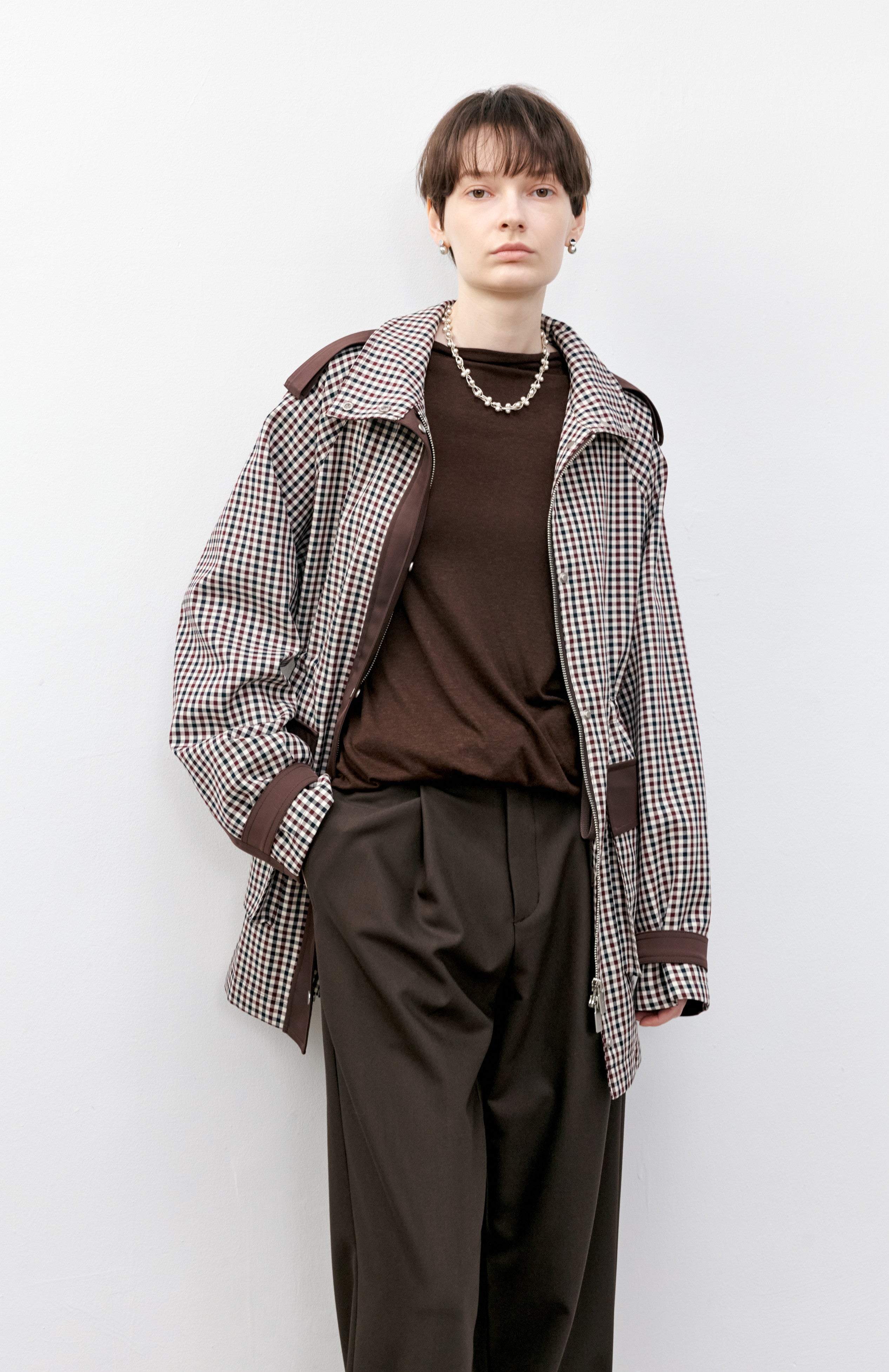 BOAT NECK DRAPE TOP / ボートネックドレープトップ