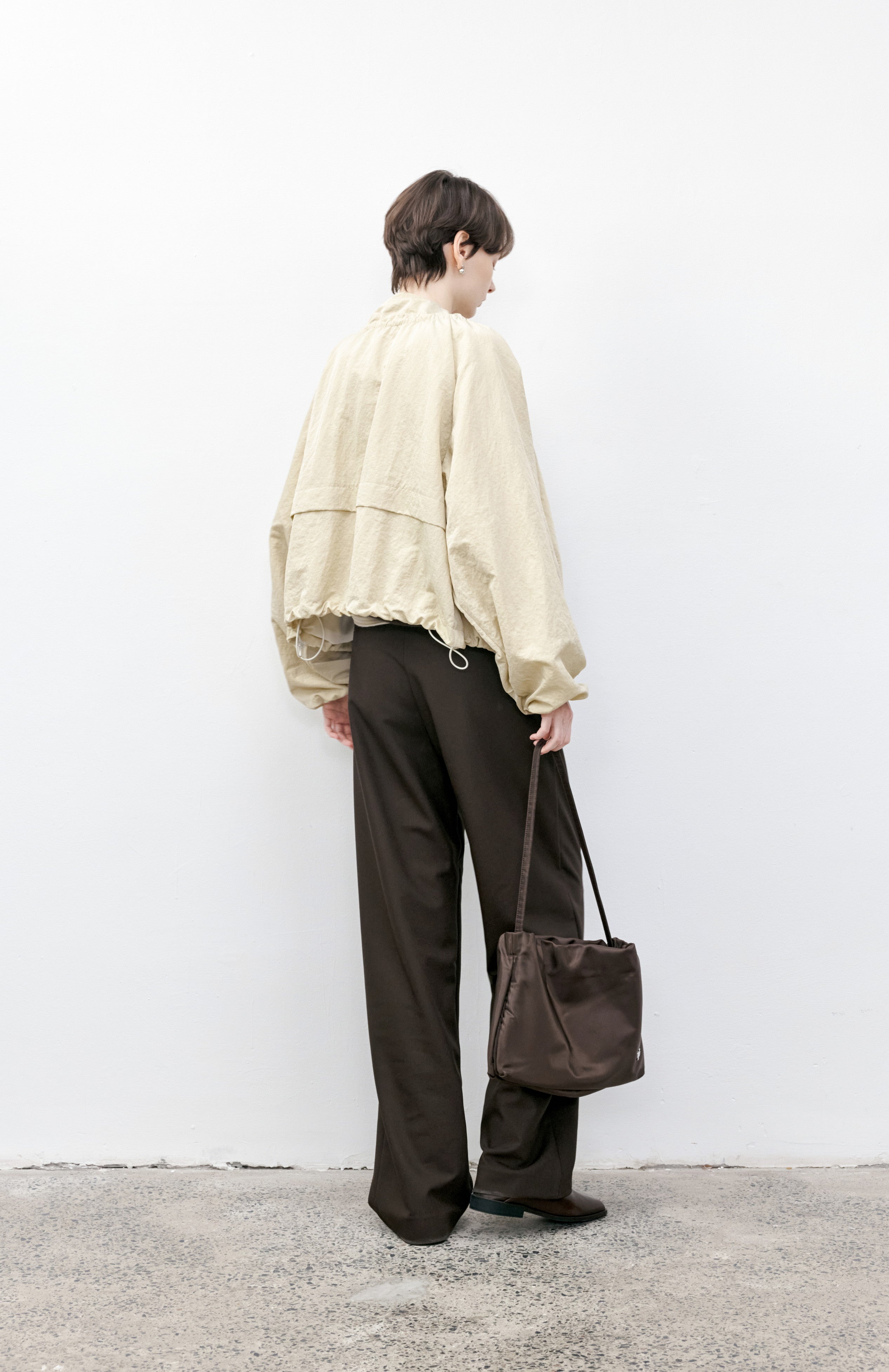 POUCH STRING SHORT BLOUSON / ポーチストリングショートブルゾン