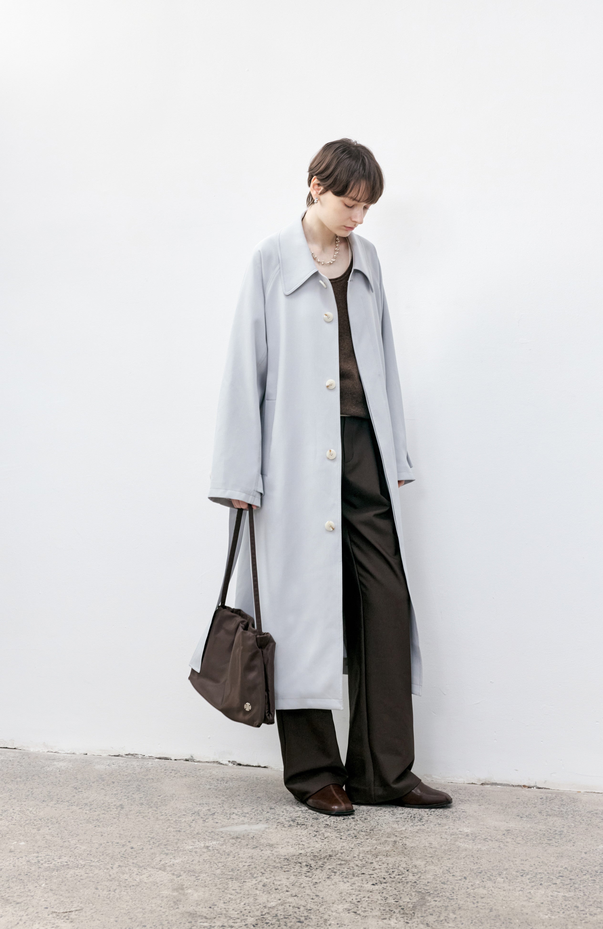 CUFF STRIPE PALE TRENCH / カフストライプペールトレンチ