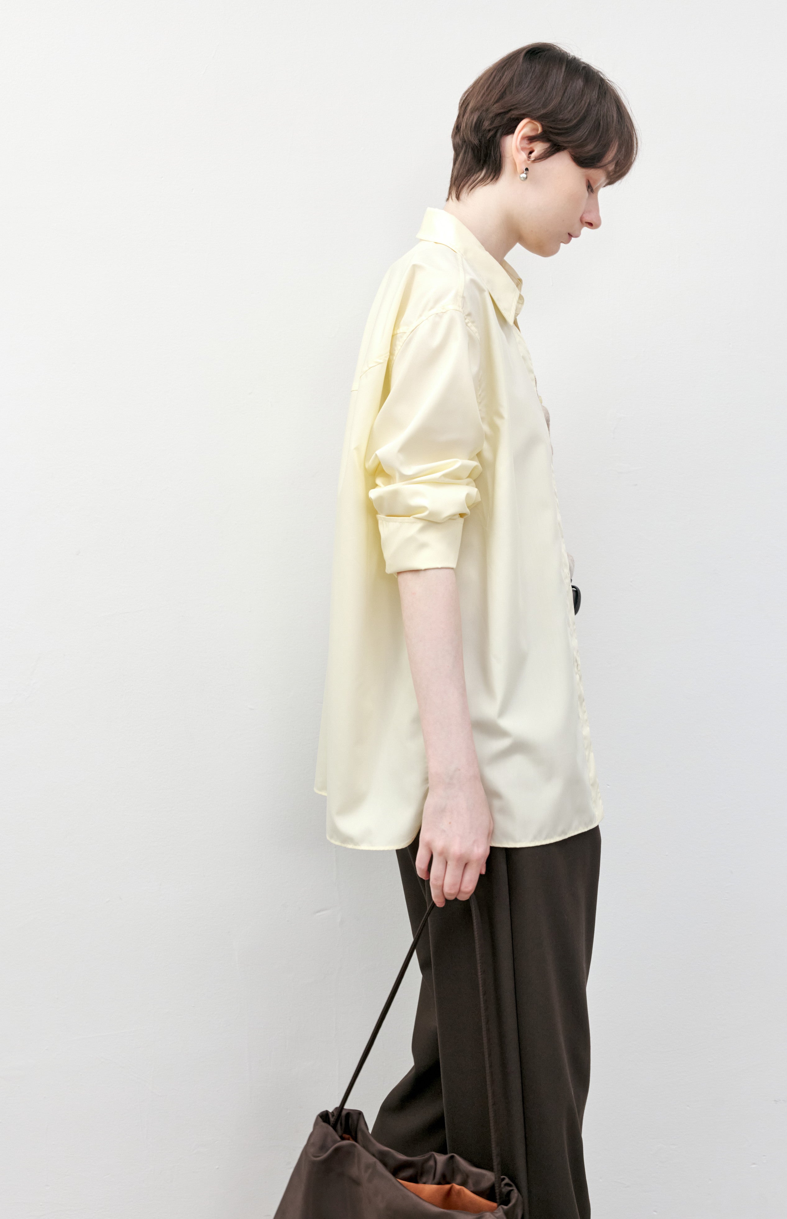 2WAY SILHOUETTE COLOR SHIRT / 2WAYシルエットカラーシャツ