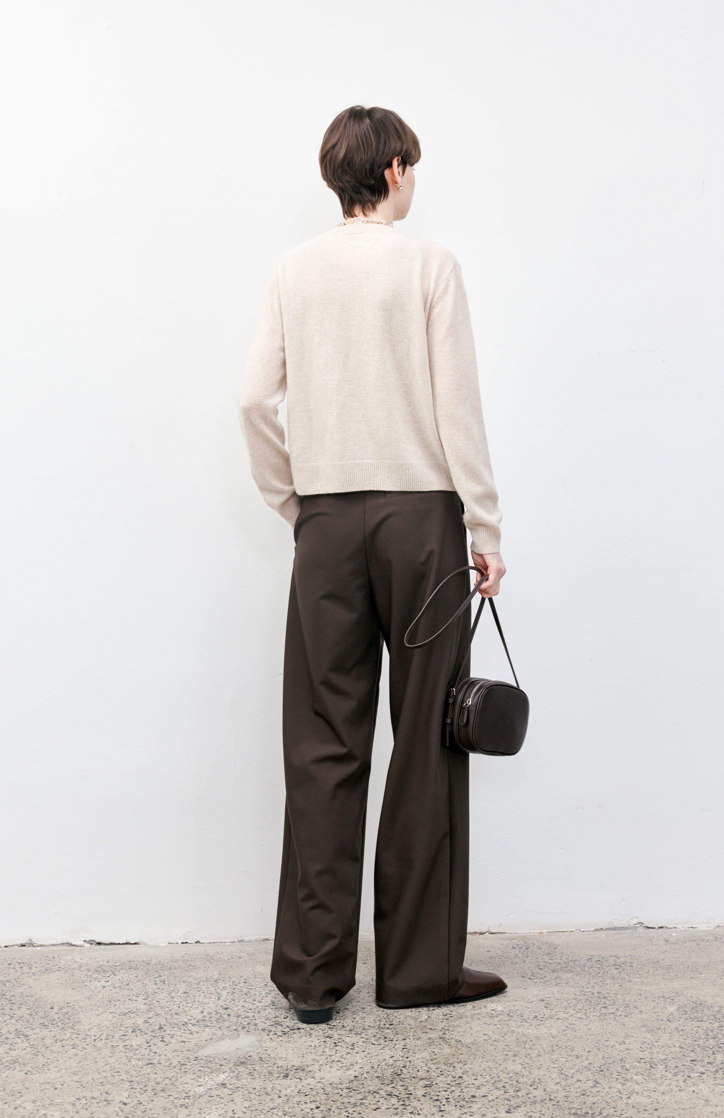 BASIC DRAPE STRAIGHT PANTS