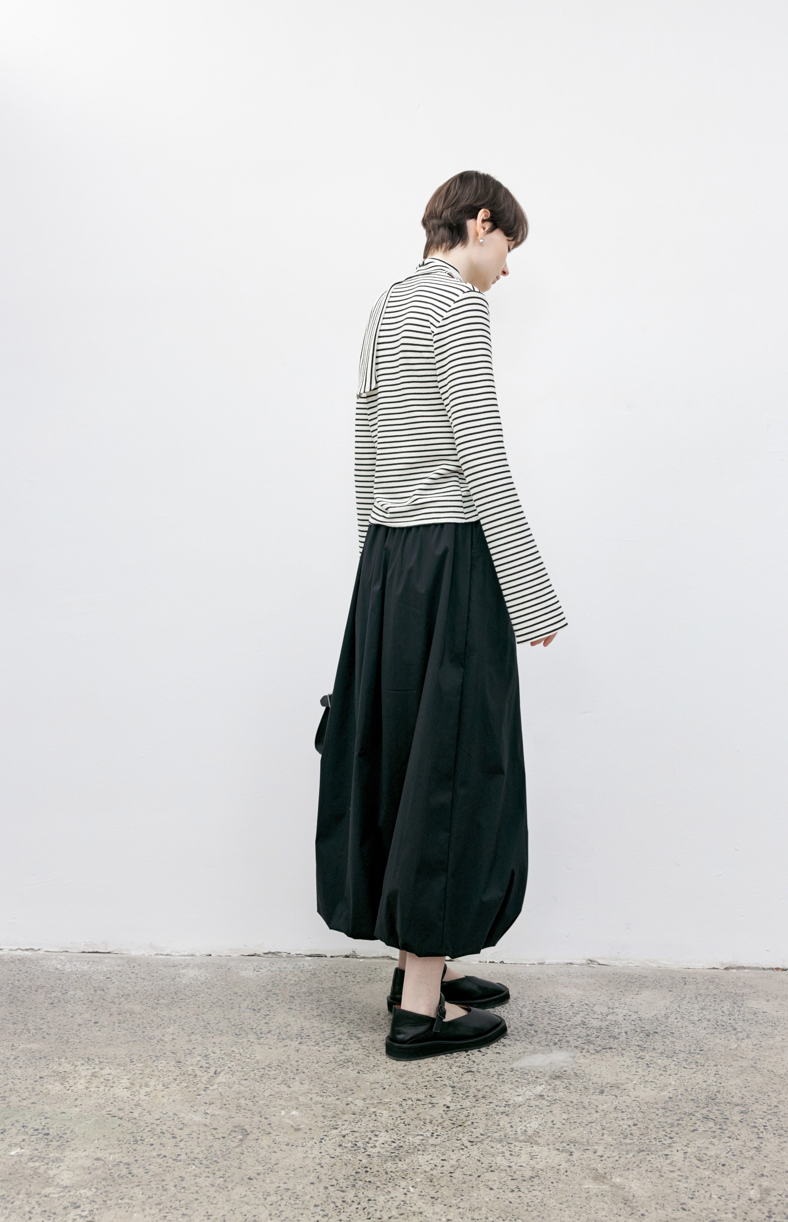 HEM BALLOON PLEAT SKIRT / ヘムバルーンプリーツスカート