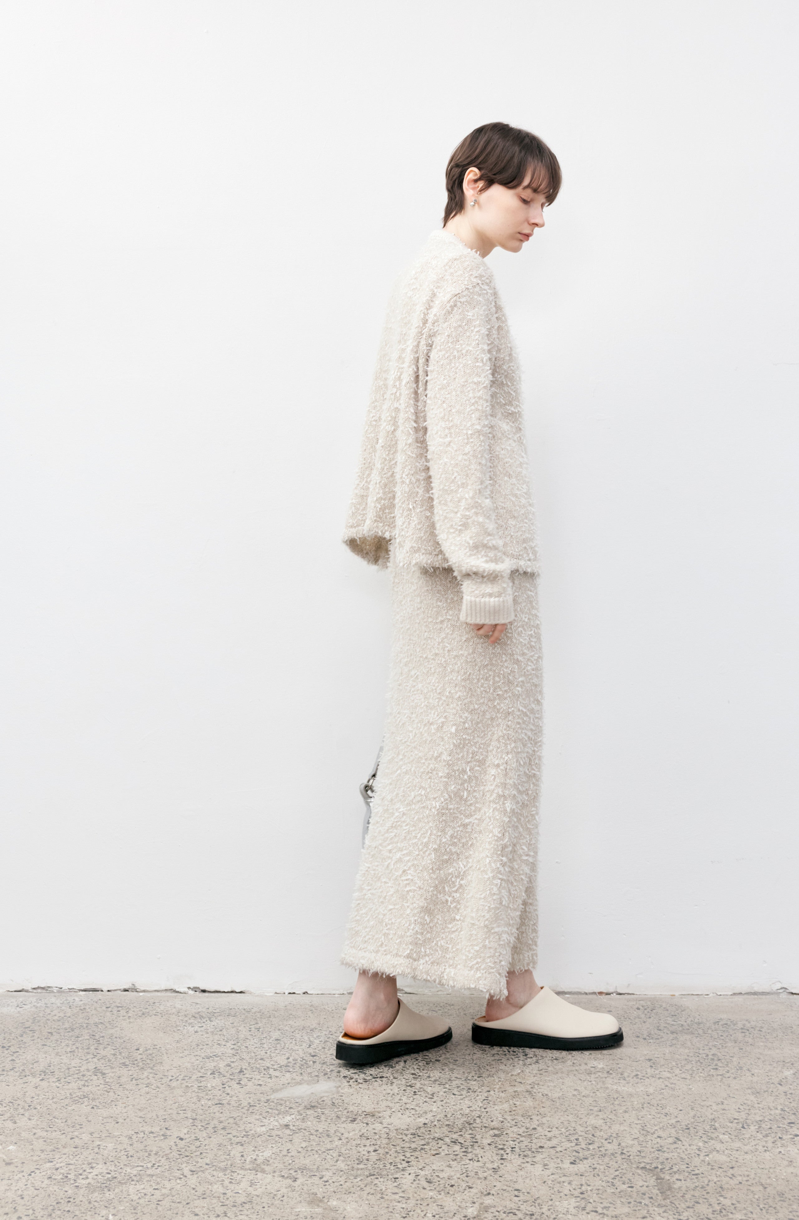 FLUFFY SOFT KNIT CARDIGAN