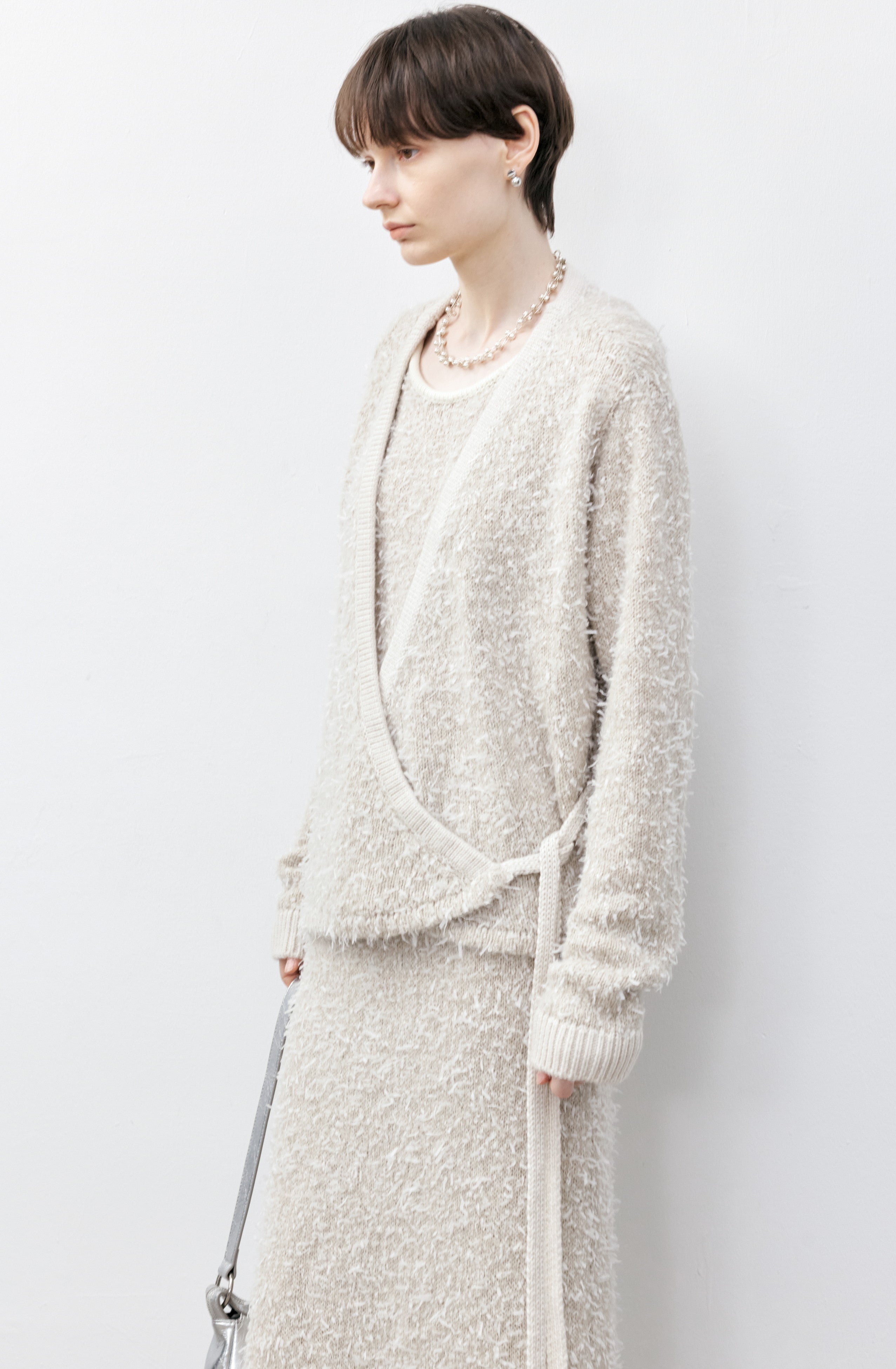 FLUFFY SOFT KNIT CARDIGAN