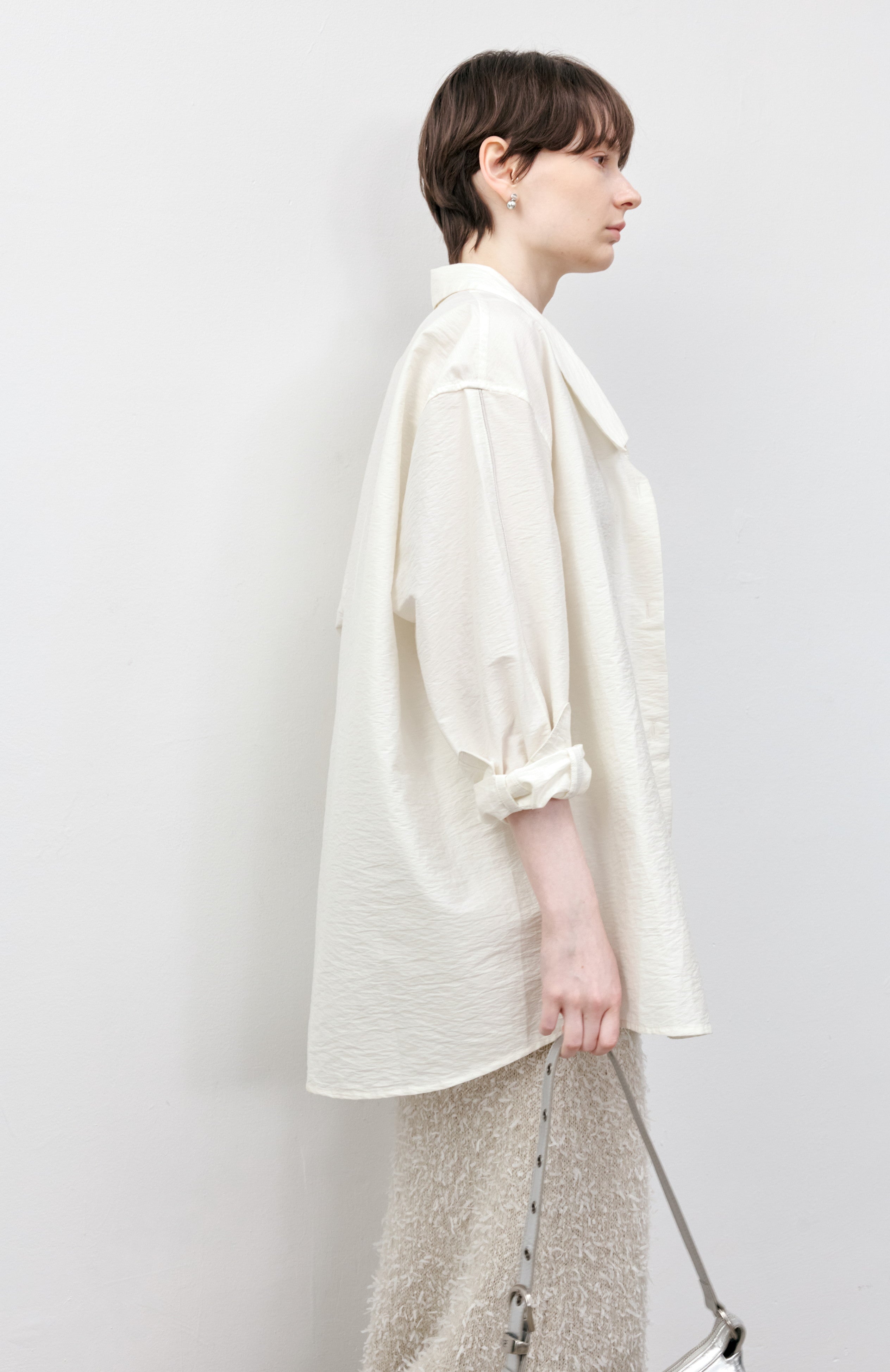 SLEEVE STITCH LOOSE SHIRT / スリーブステッチルーズシャツ