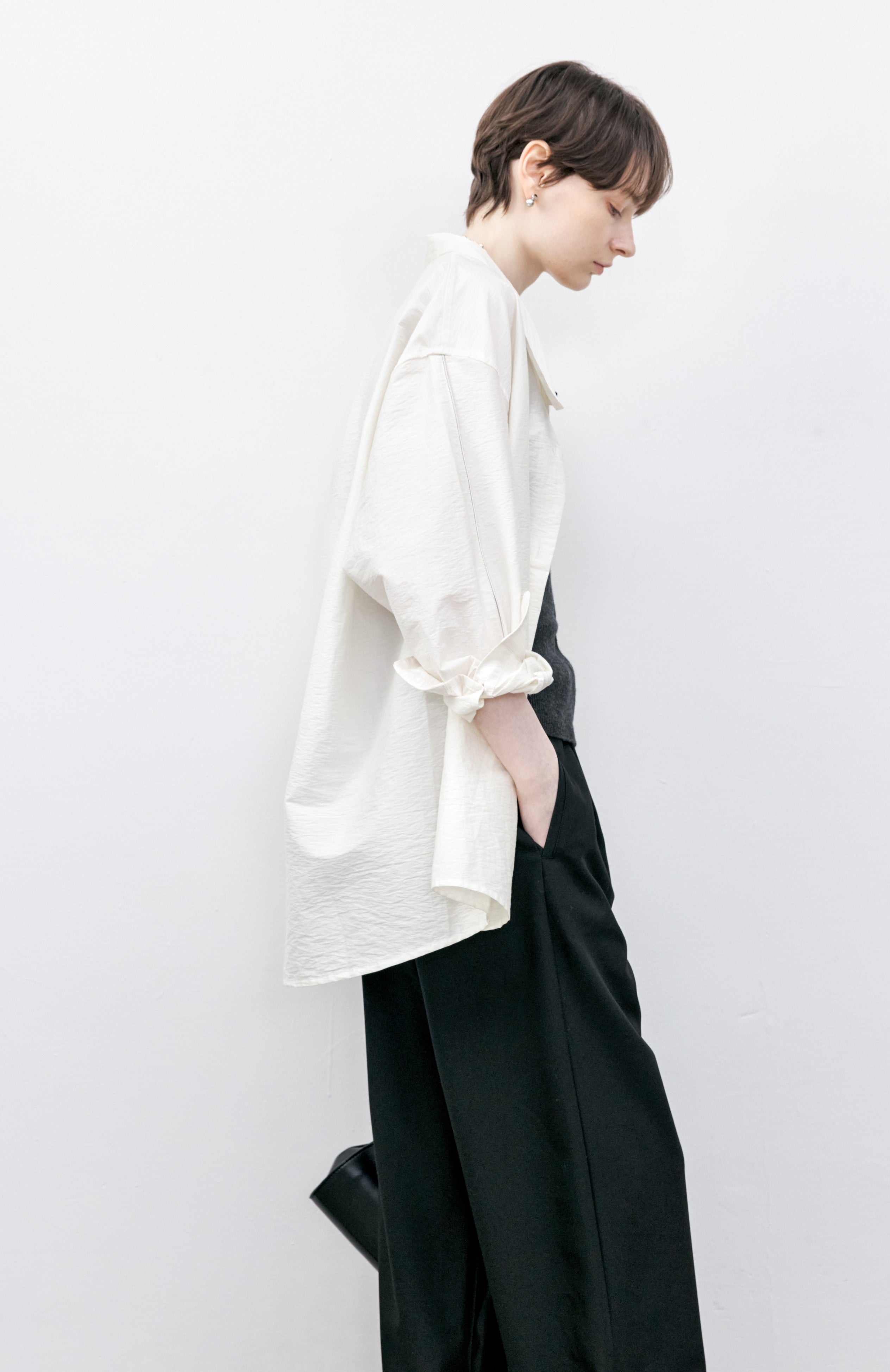 SLEEVE STITCH LOOSE SHIRT / スリーブステッチルーズシャツ