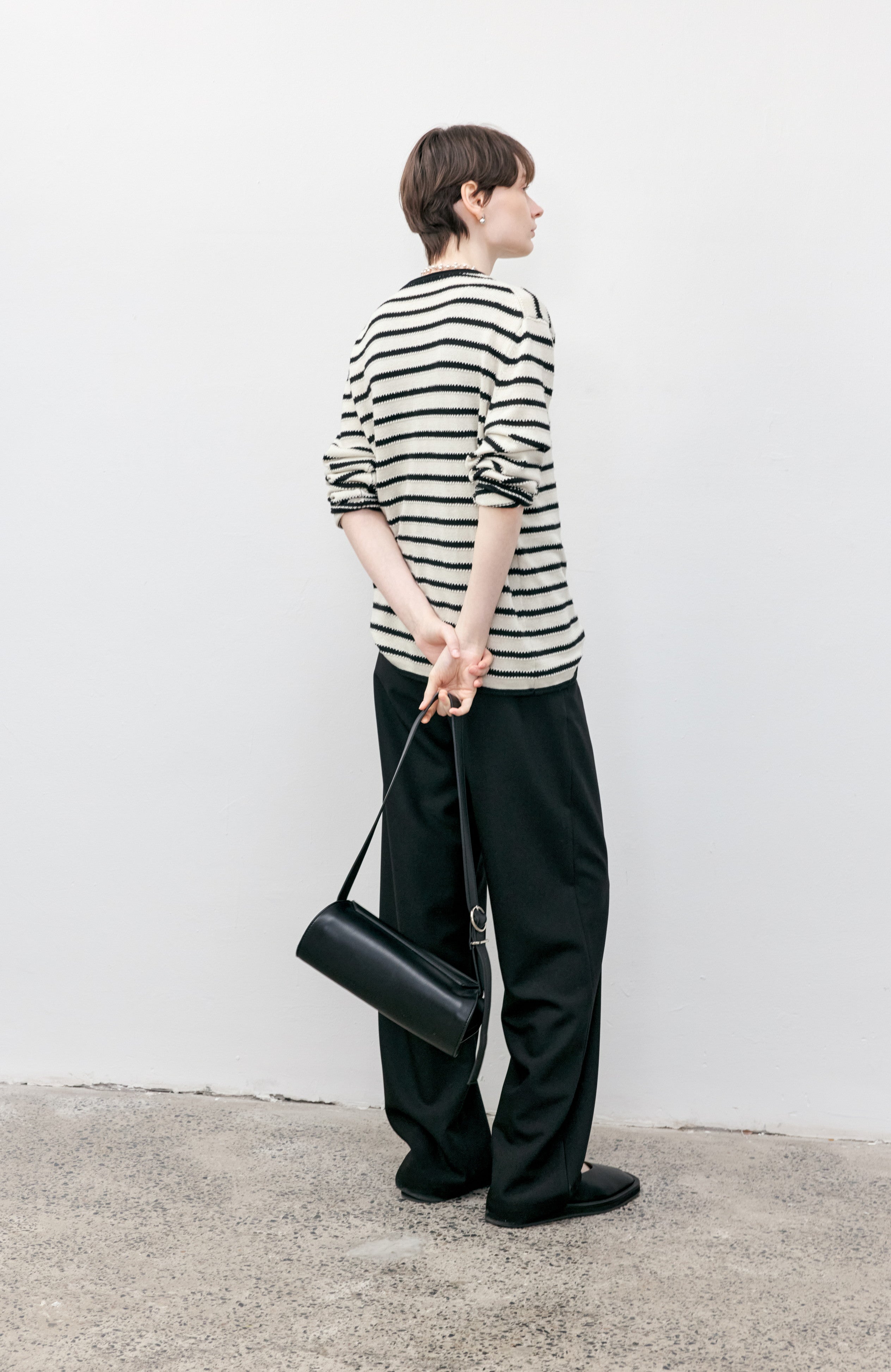 BASIC DRAPE STRAIGHT PANTS