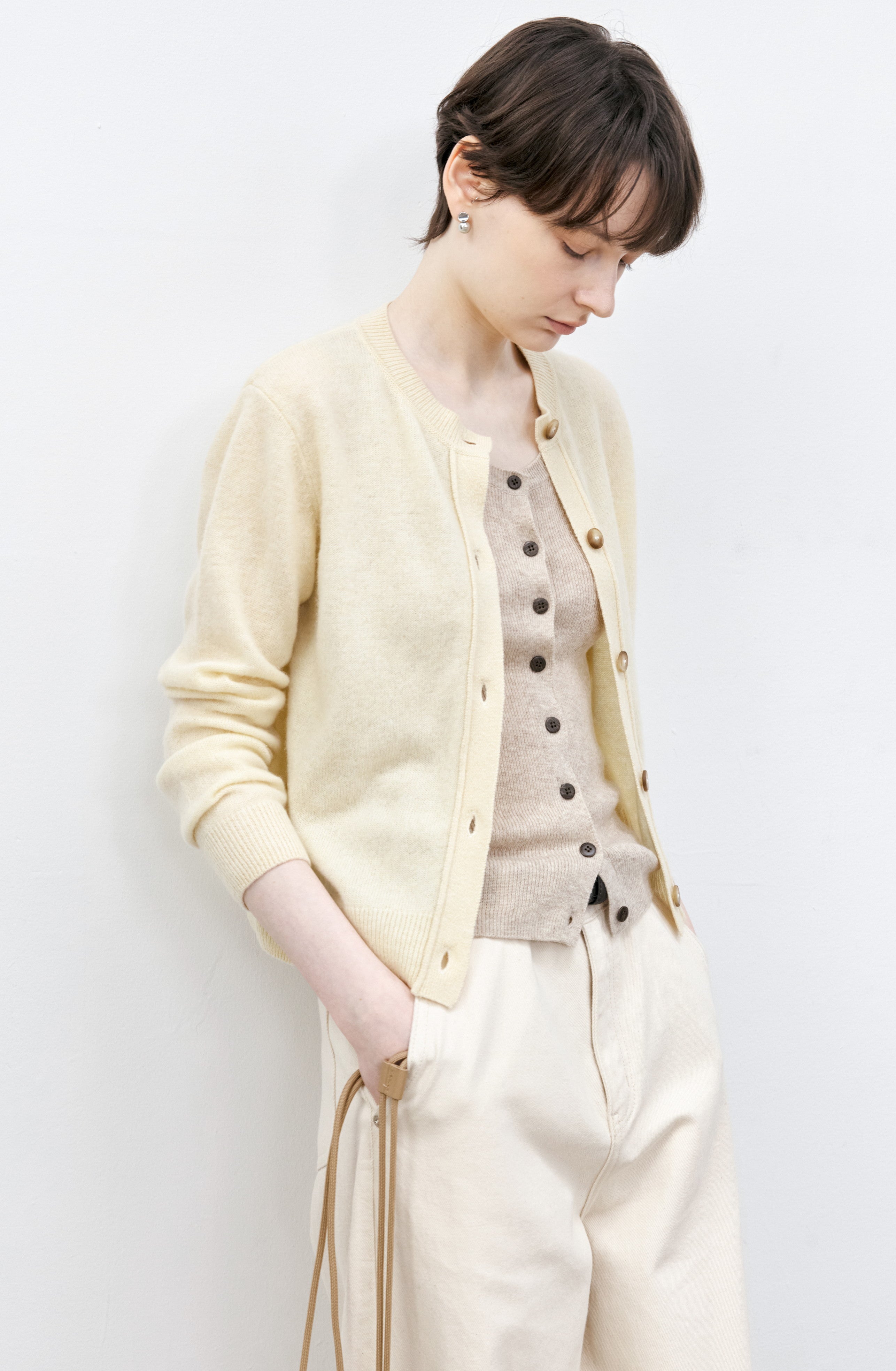 BASIC SOFT WOOL CARDIGAN / ベーシックソフトウールカーディガン