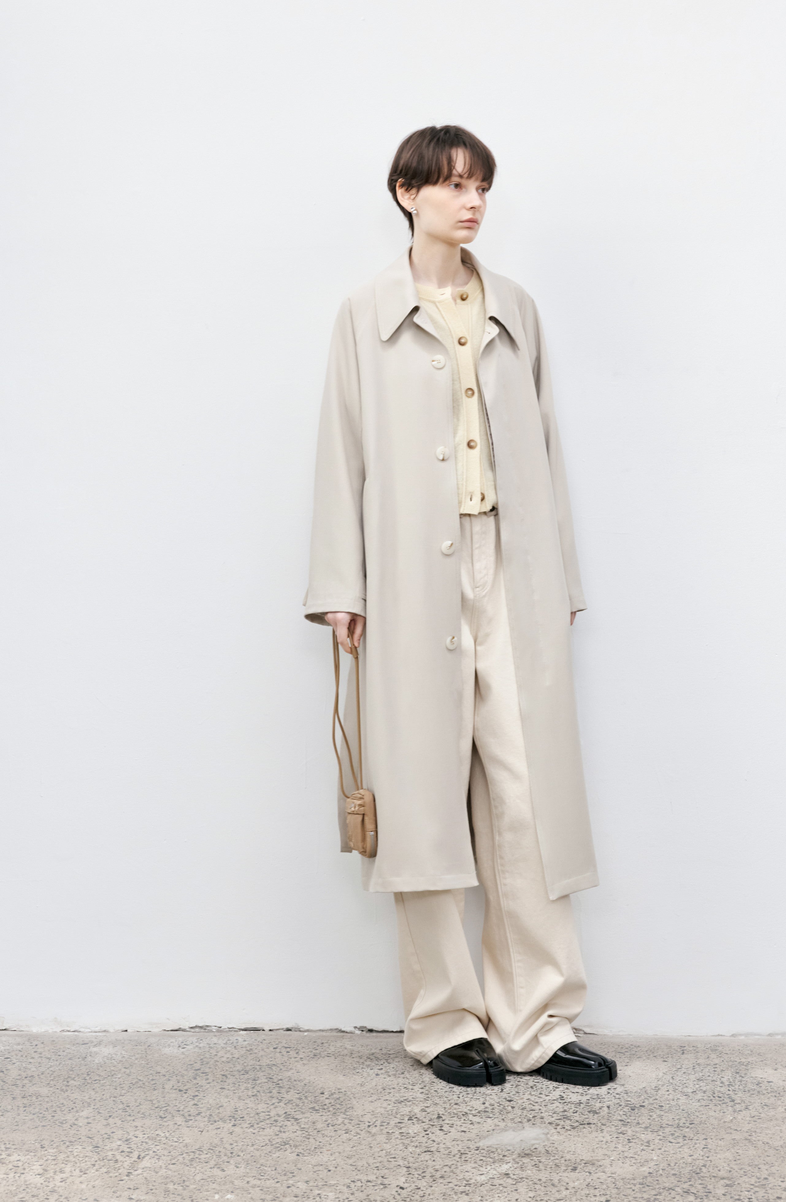 CUFF STRIPE PALE TRENCH / カフストライプペールトレンチ