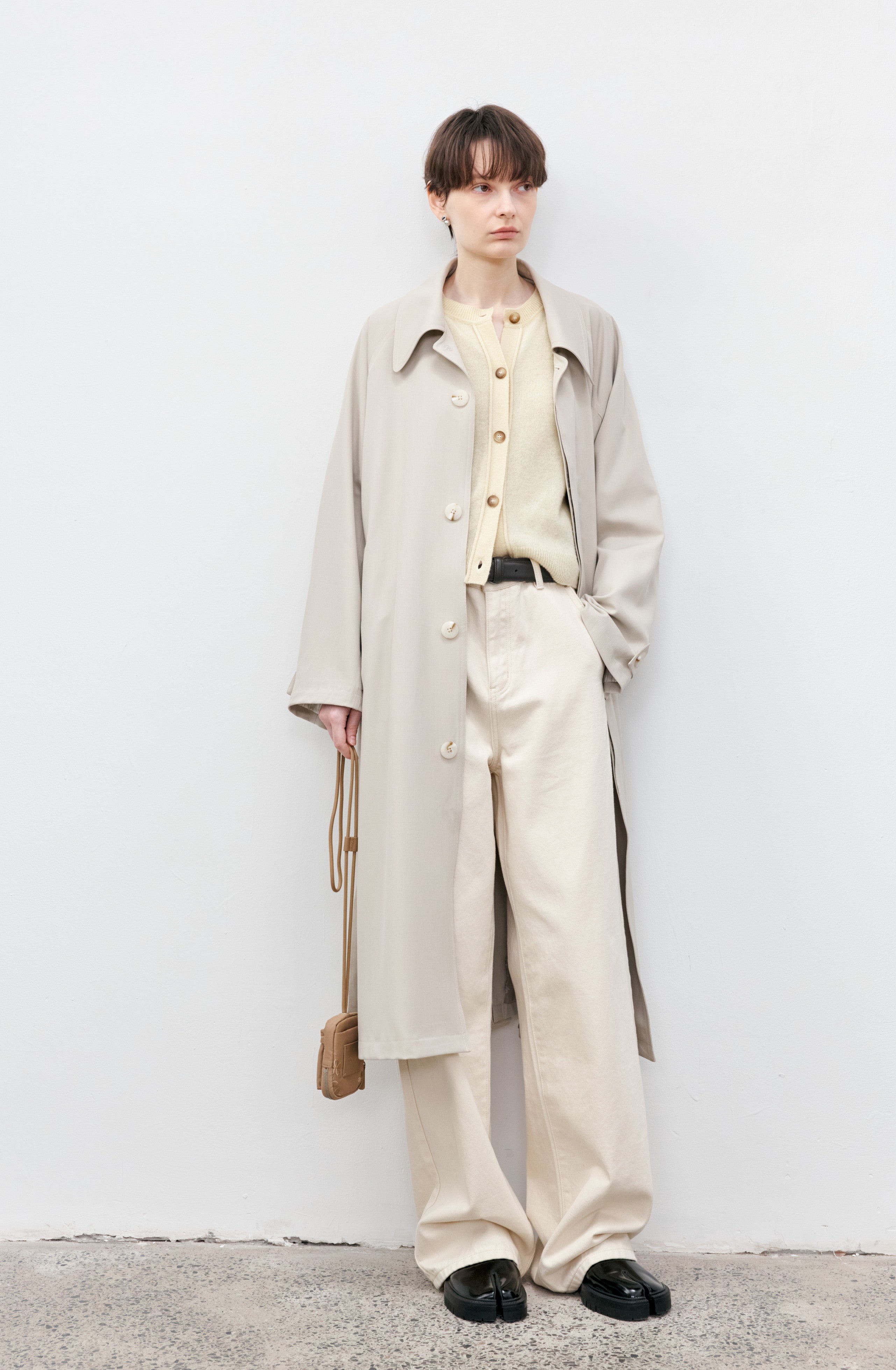 CUFF STRIPE PALE TRENCH / カフストライプペールトレンチ