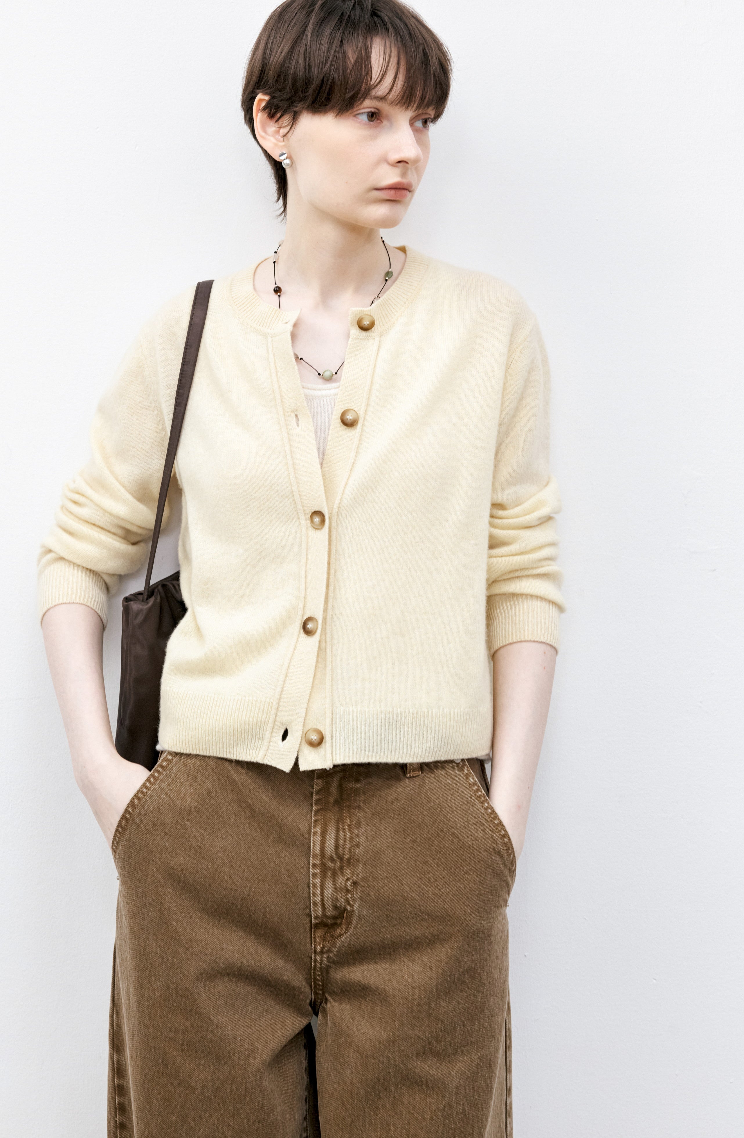 BASIC SOFT WOOL CARDIGAN