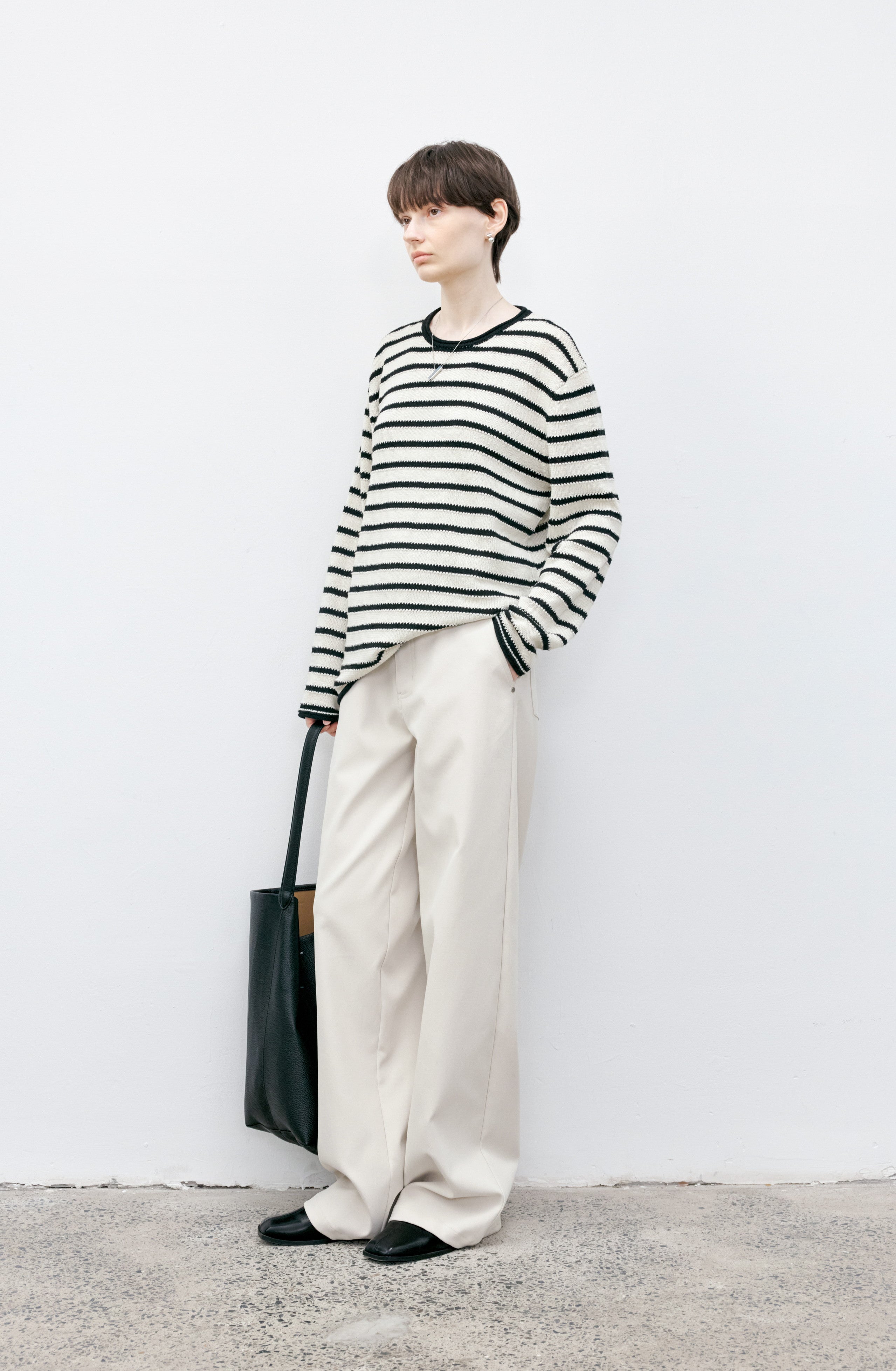 FULL STRIPE LOOSE SWEATER / フルストライプルーズセーター