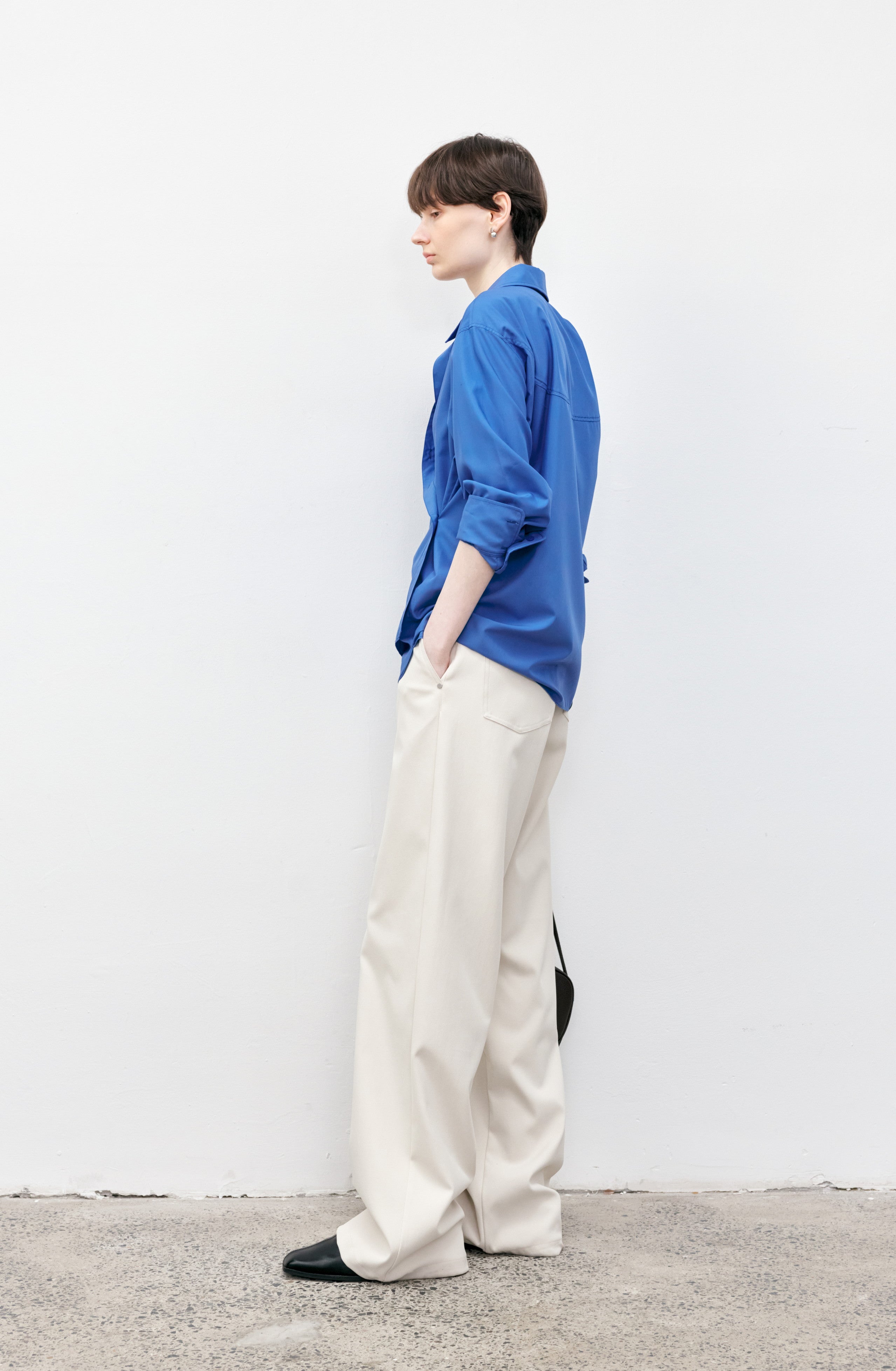 WHITE LOOSE SOFT PANTS / ホワイトルーズソフトパンツ