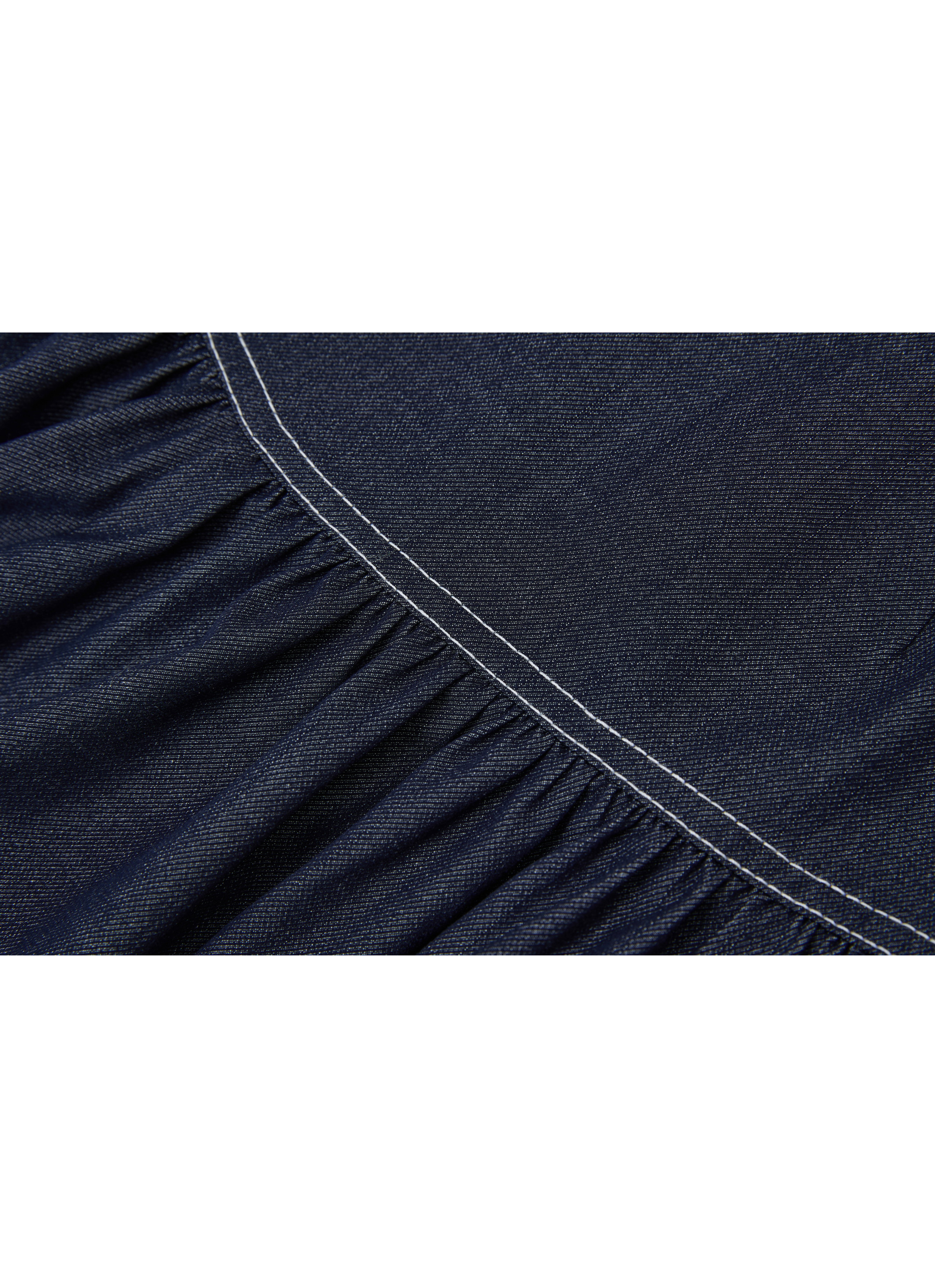 AIRY STITCH DENIM CULOTTES / 에어리 스티치 데님 큐롯