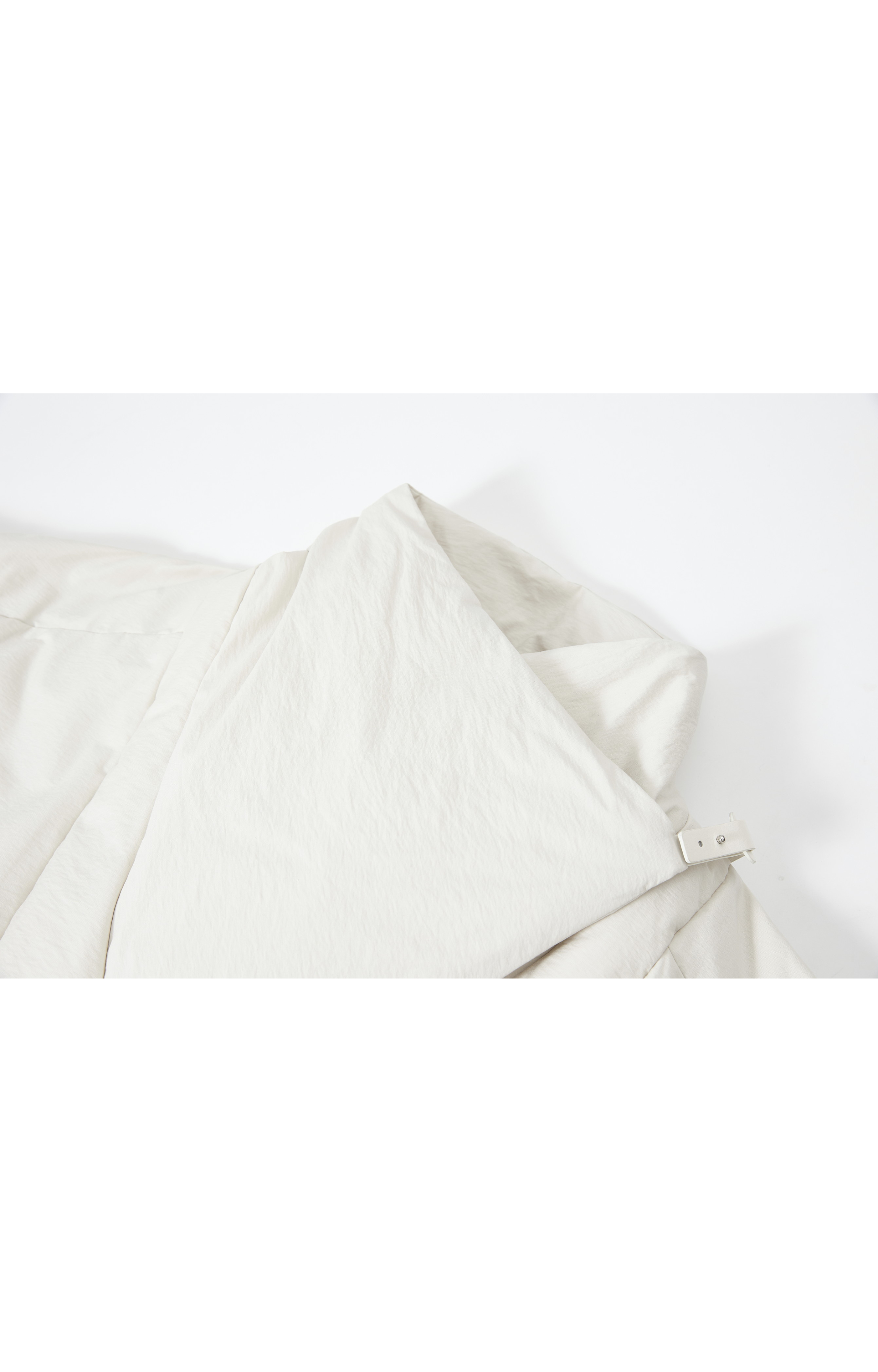 WRAP LAPEL ROUND DOWN / ラップラペルラウンドダウン