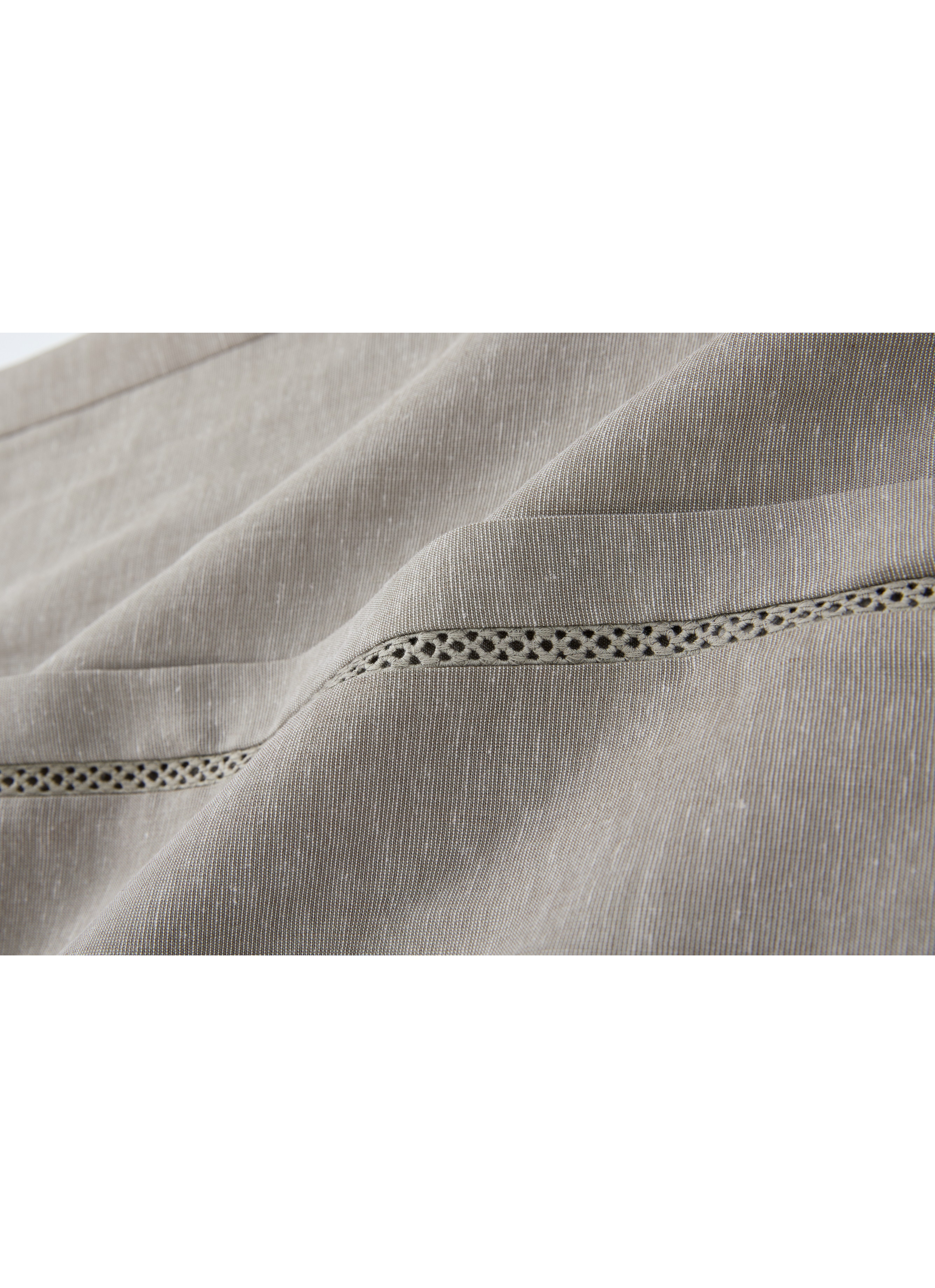 CROCHET LINE WIDE PANTS