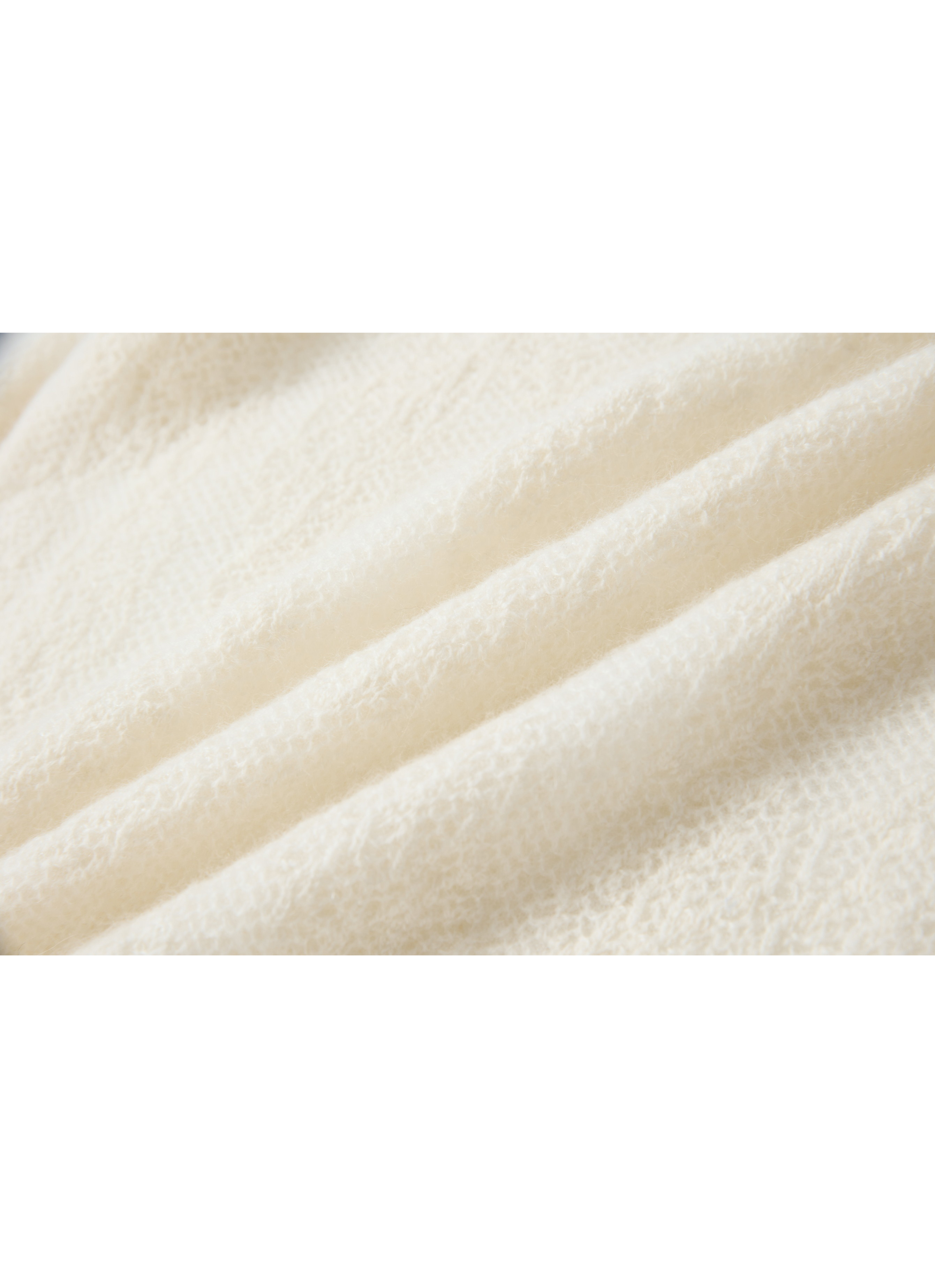 SHEER JACQUARD WOOL SWEATER