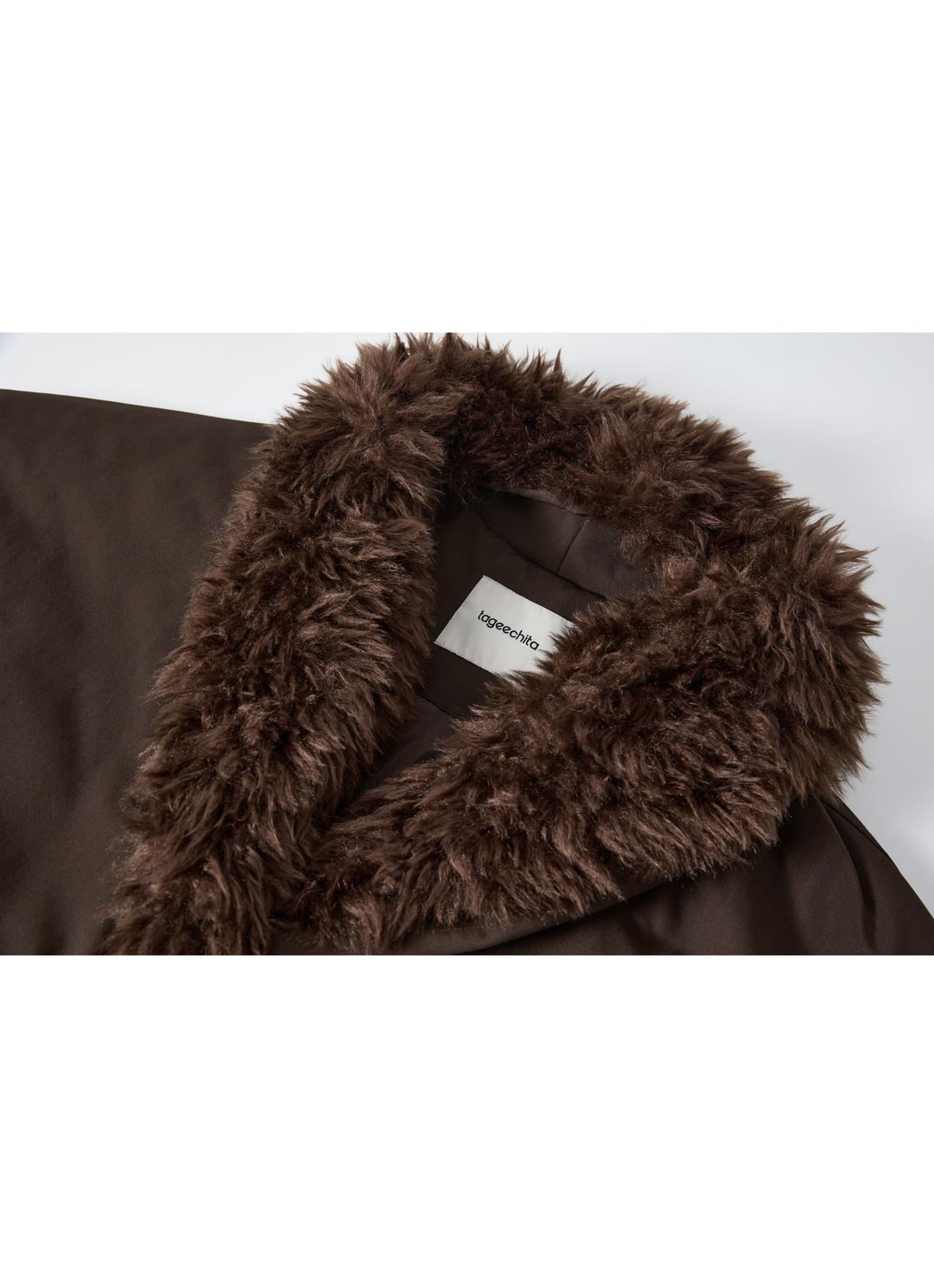 FUR LAPEL VOLUME BLOUSON