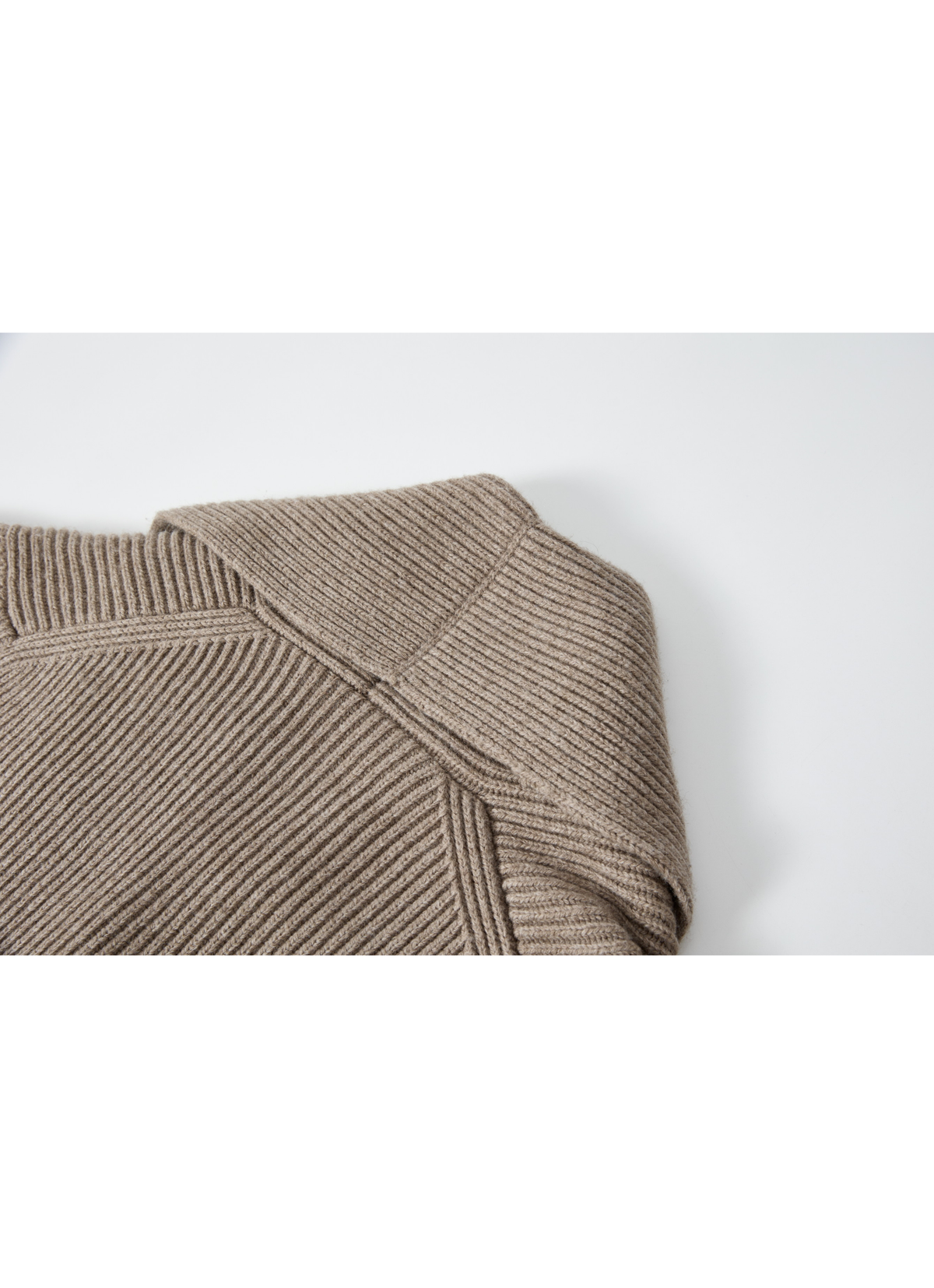 CHUNKY RIB KNIT JACKET