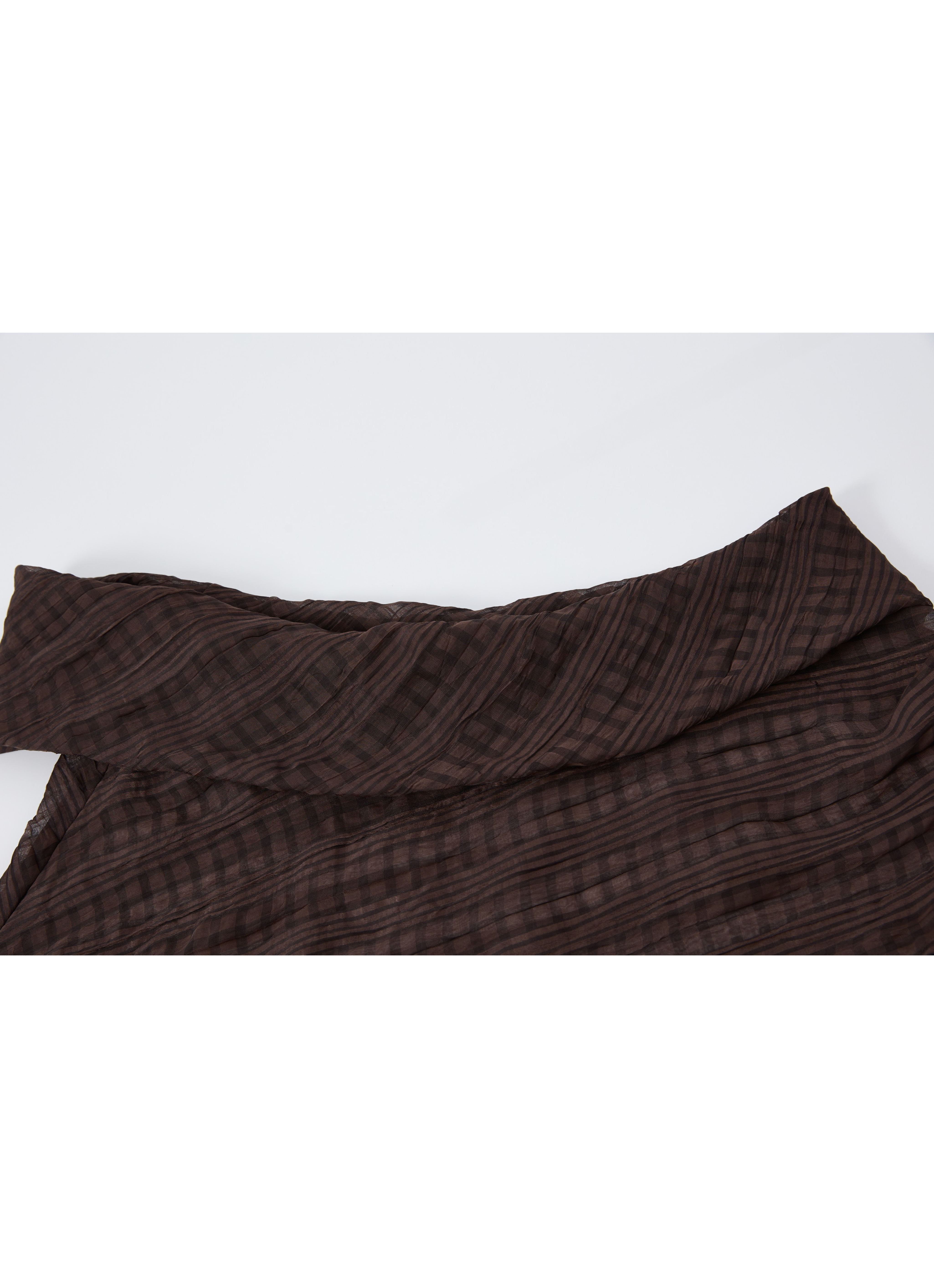 SIDE EDGE CHECK BLOUSE