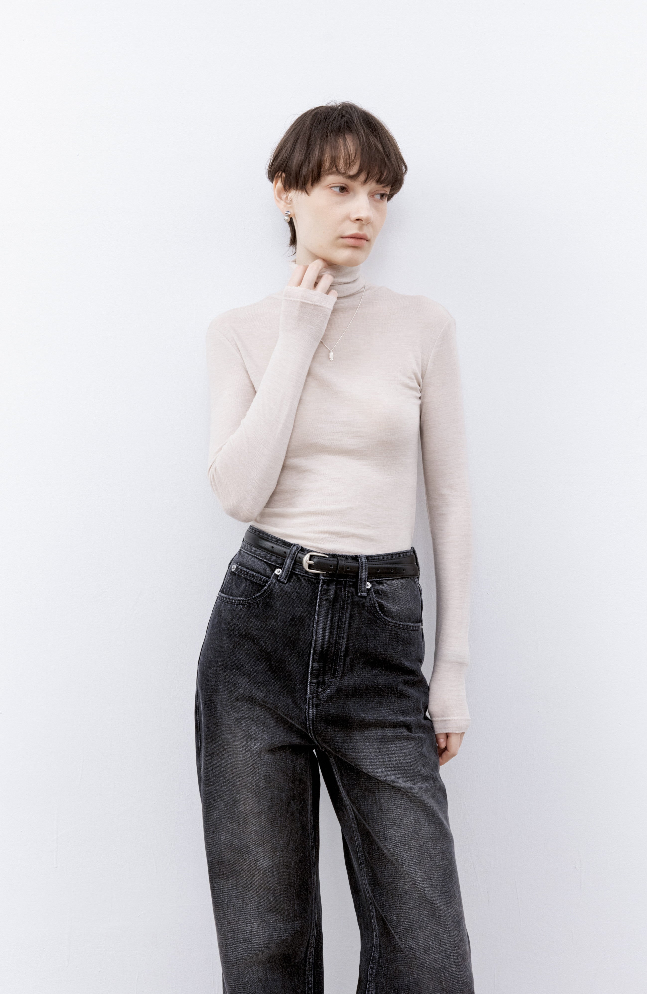 TURTLENECK WOOL SWEATER / タートルネックウールセーター