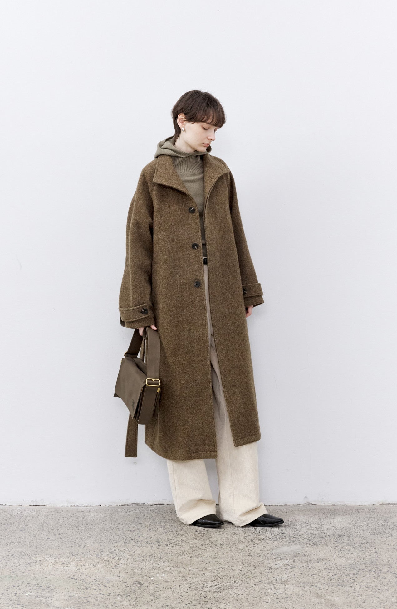 MULTI BUTTON WOOL COAT