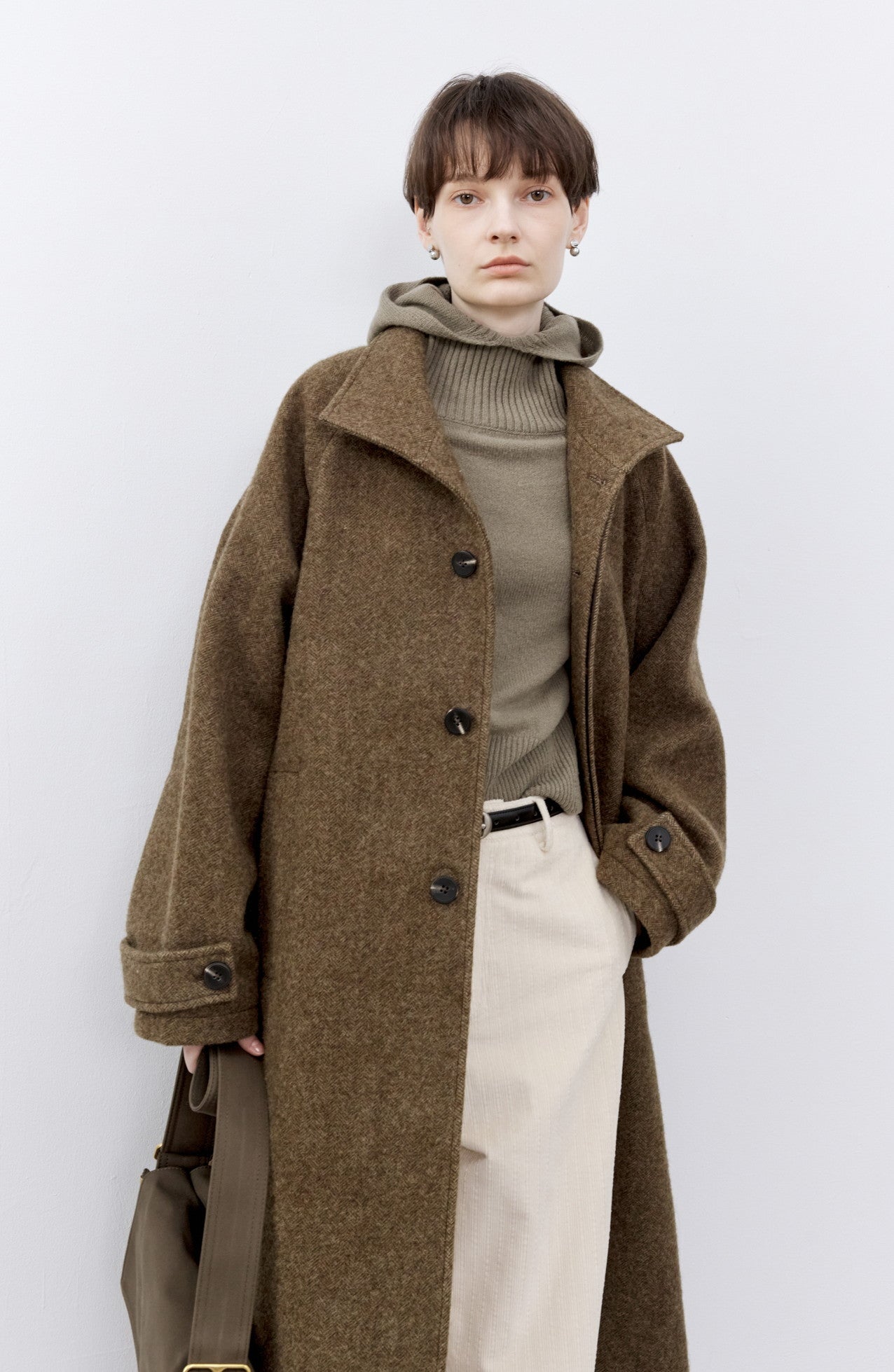 MULTI BUTTON WOOL COAT