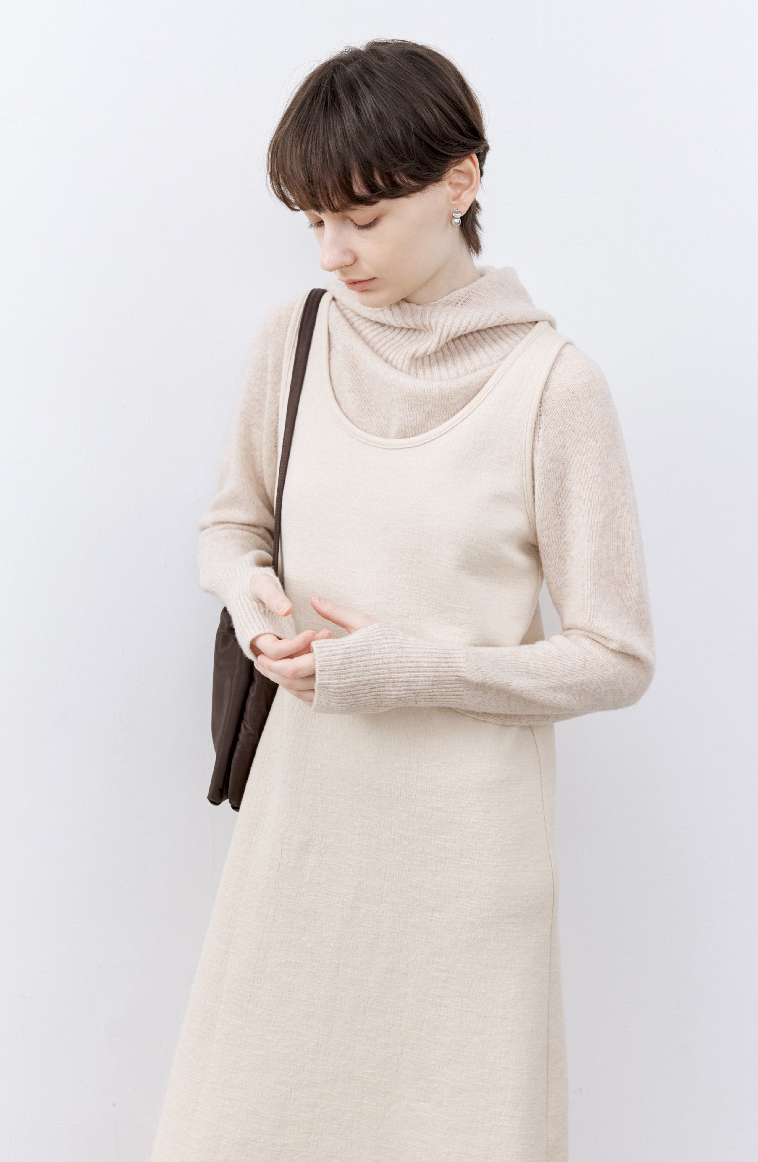 TANK VEST KNIT DRESS / タンクベストニットワンピース