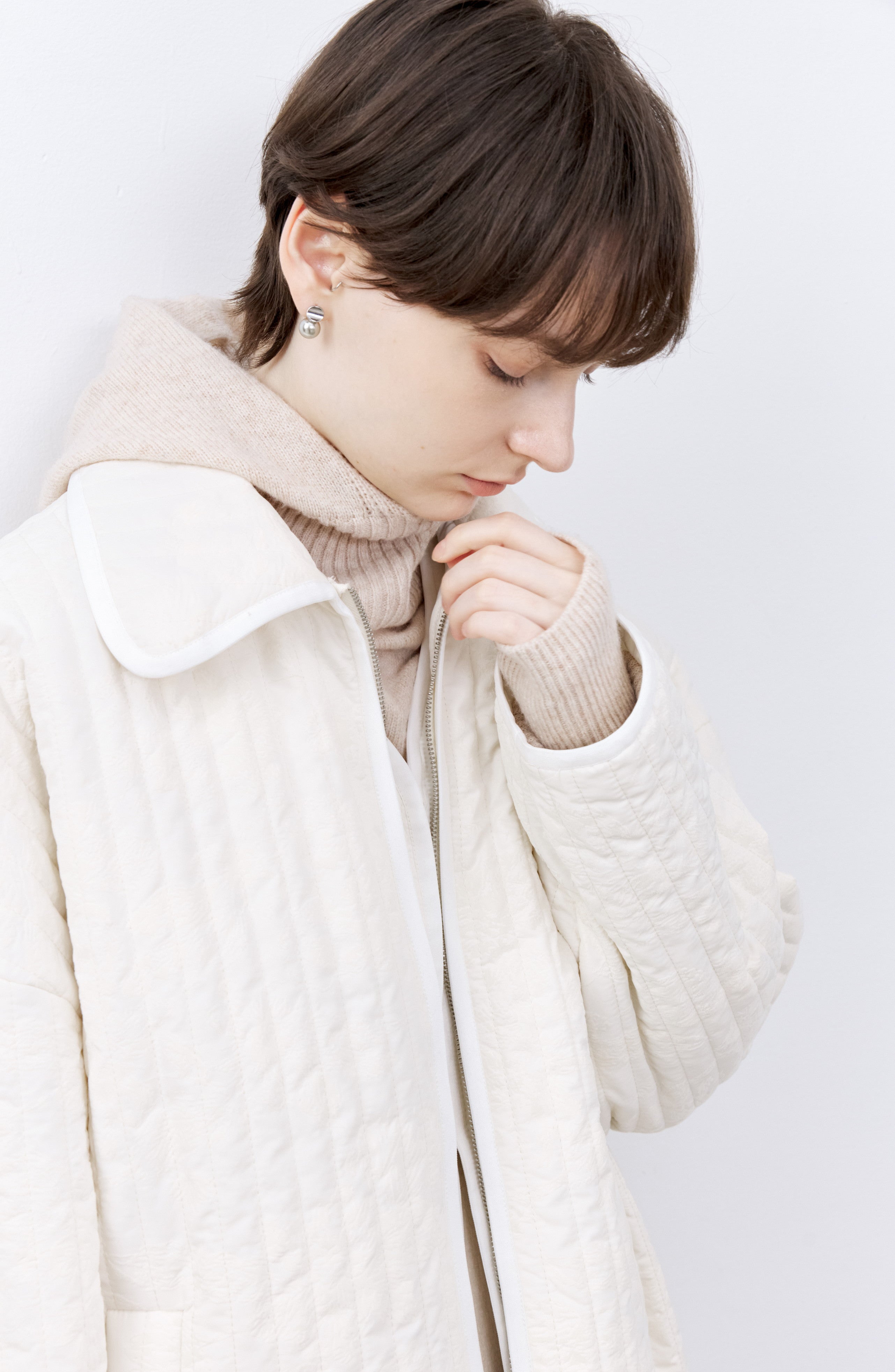 SNOW WHITE QUILTED JACKET / スノーホワイトキルティングジャケット