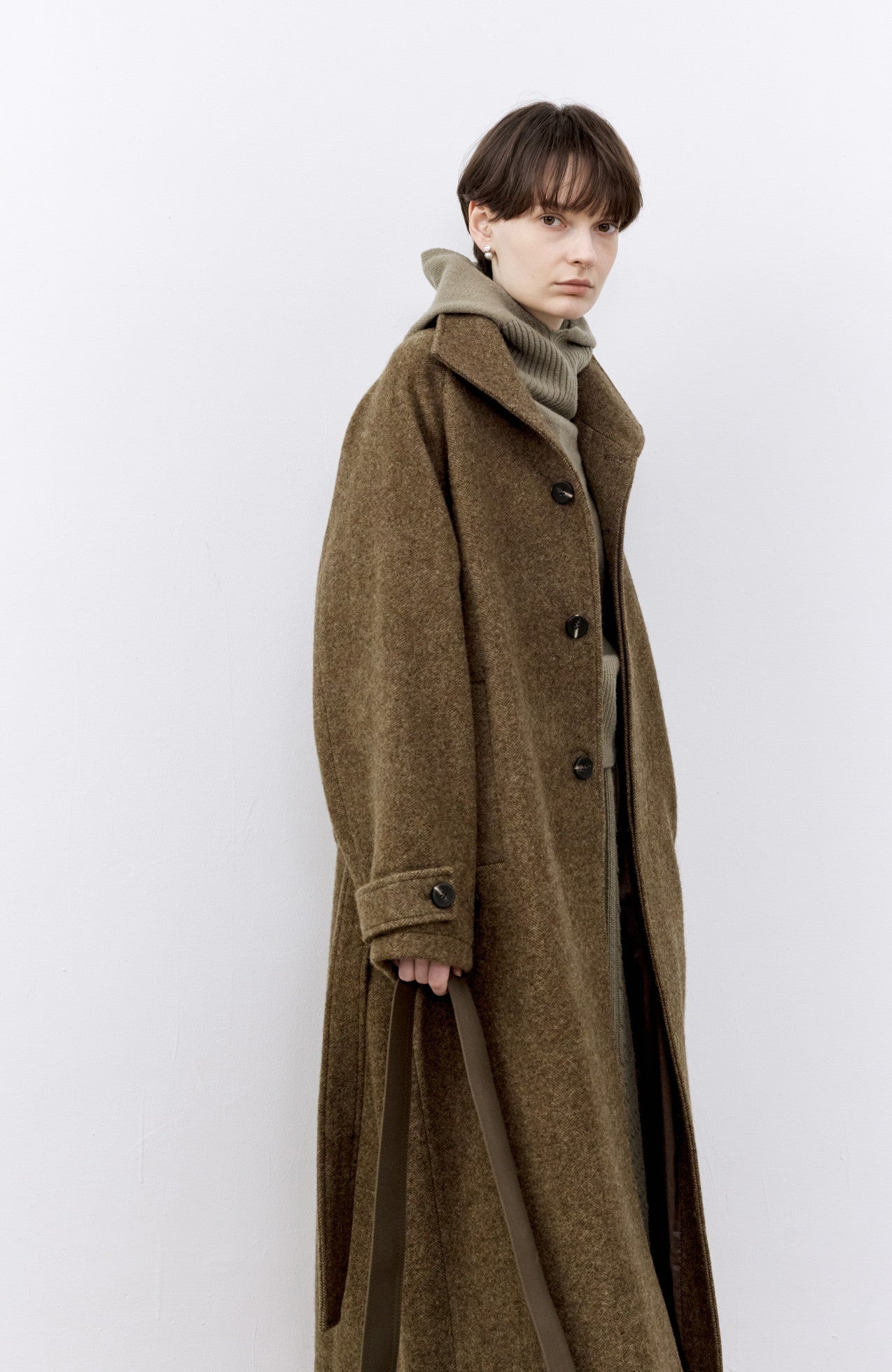 MULTI BUTTON WOOL COAT