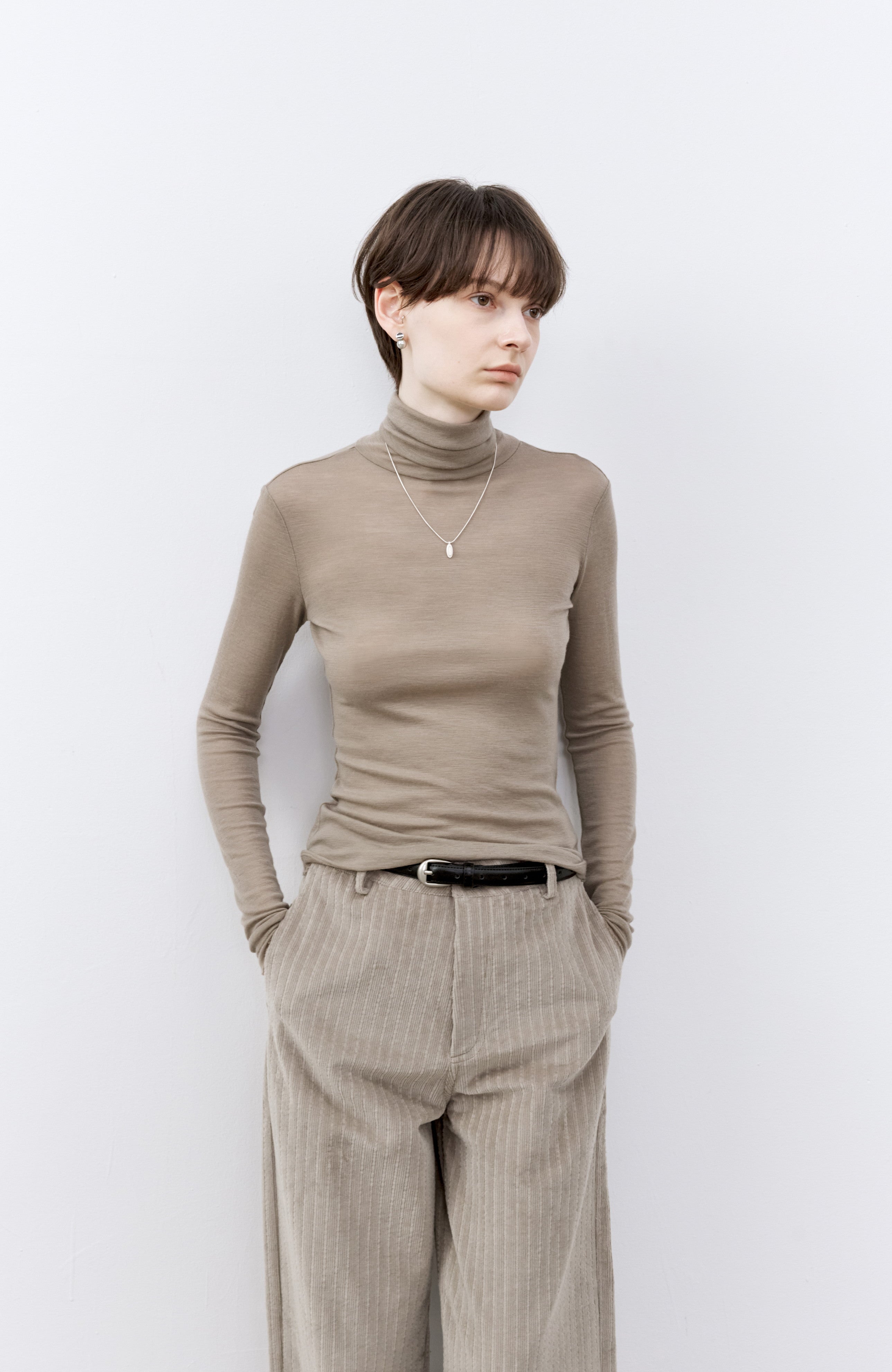 TURTLENECK WOOL SWEATER / タートルネックウールセーター