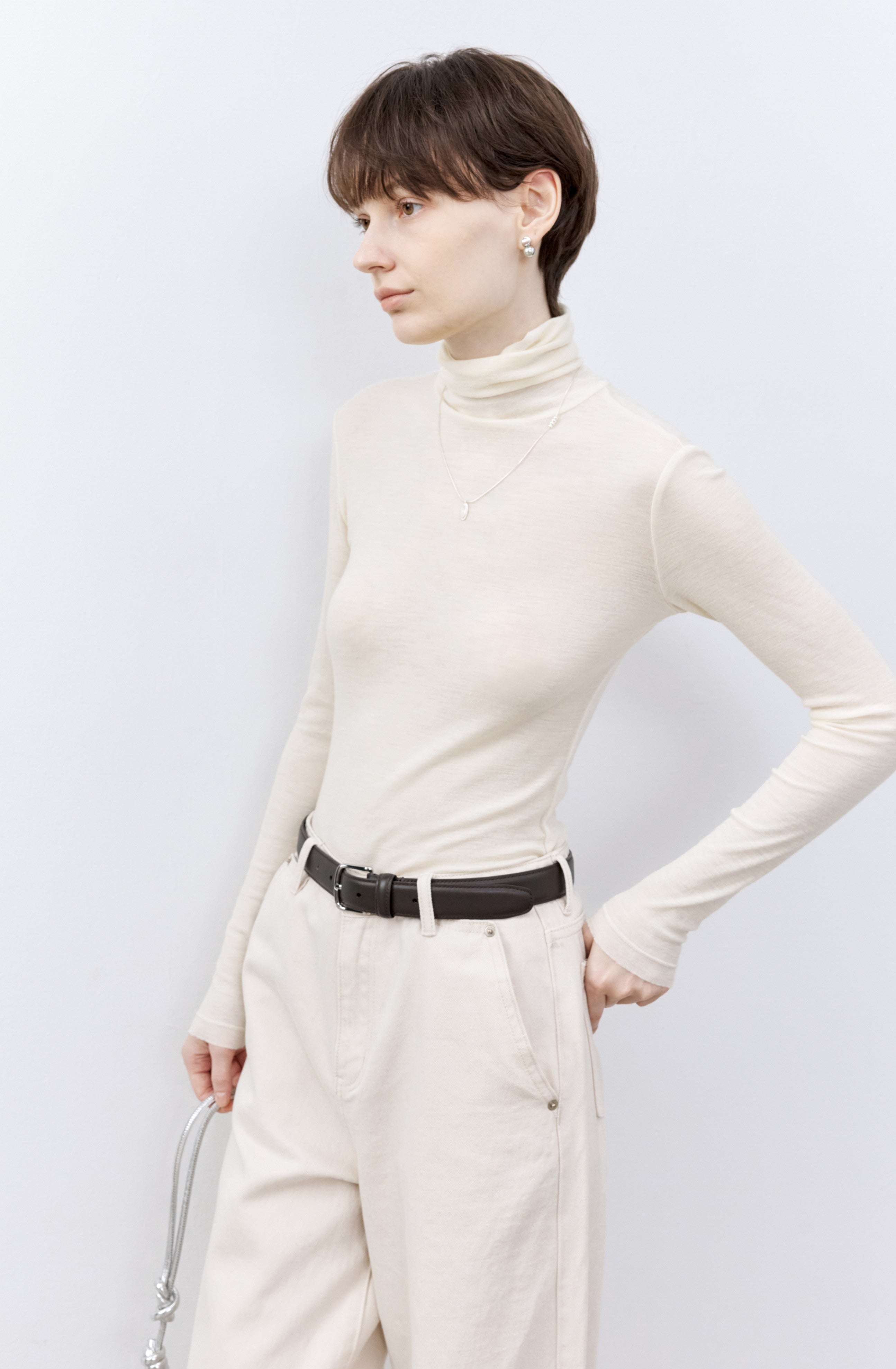 TURTLENECK WOOL SWEATER / タートルネックウールセーター