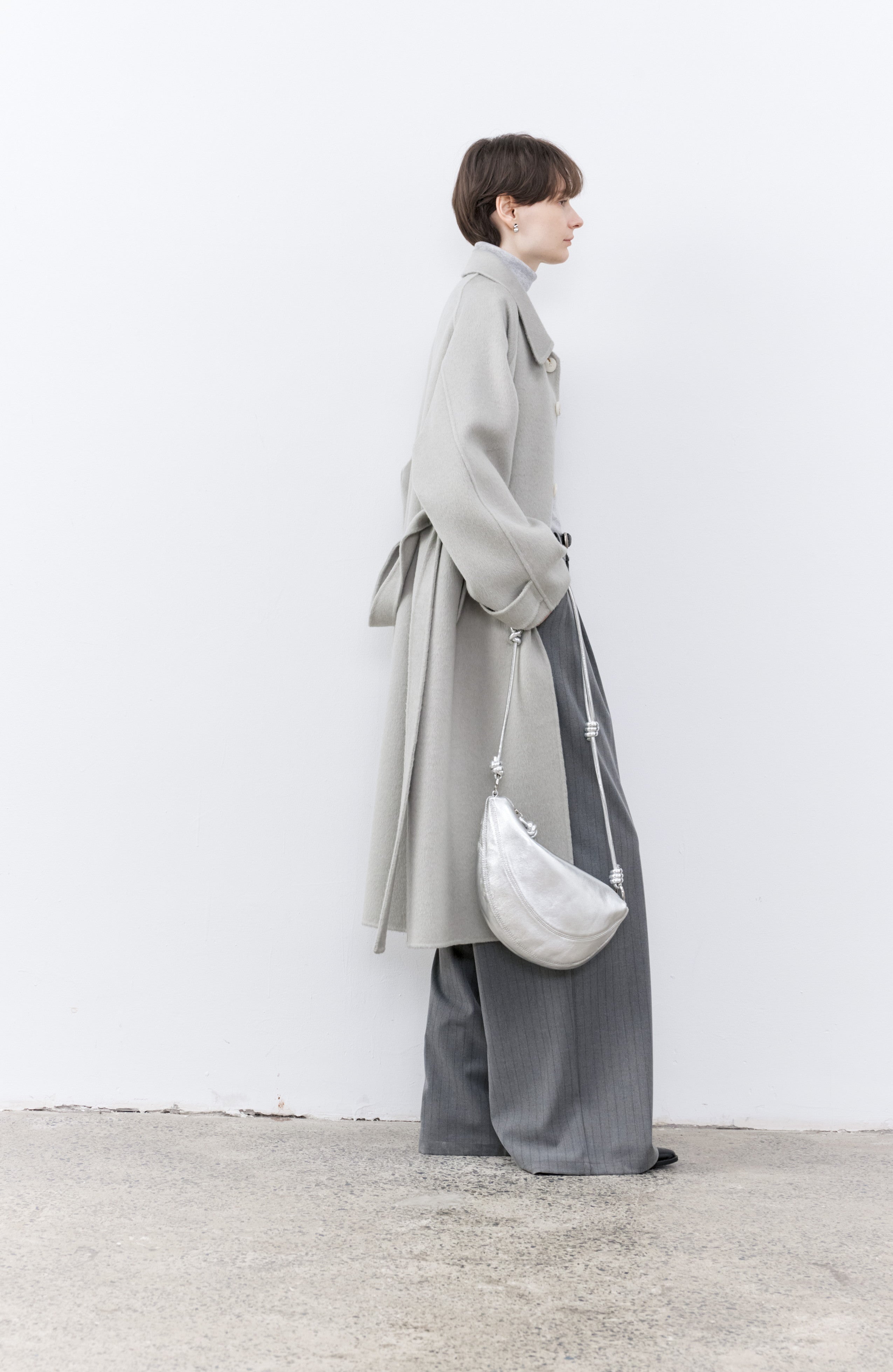 WIDE DRAPE STRIPED PANTS / ワイドドレープストライプパンツ