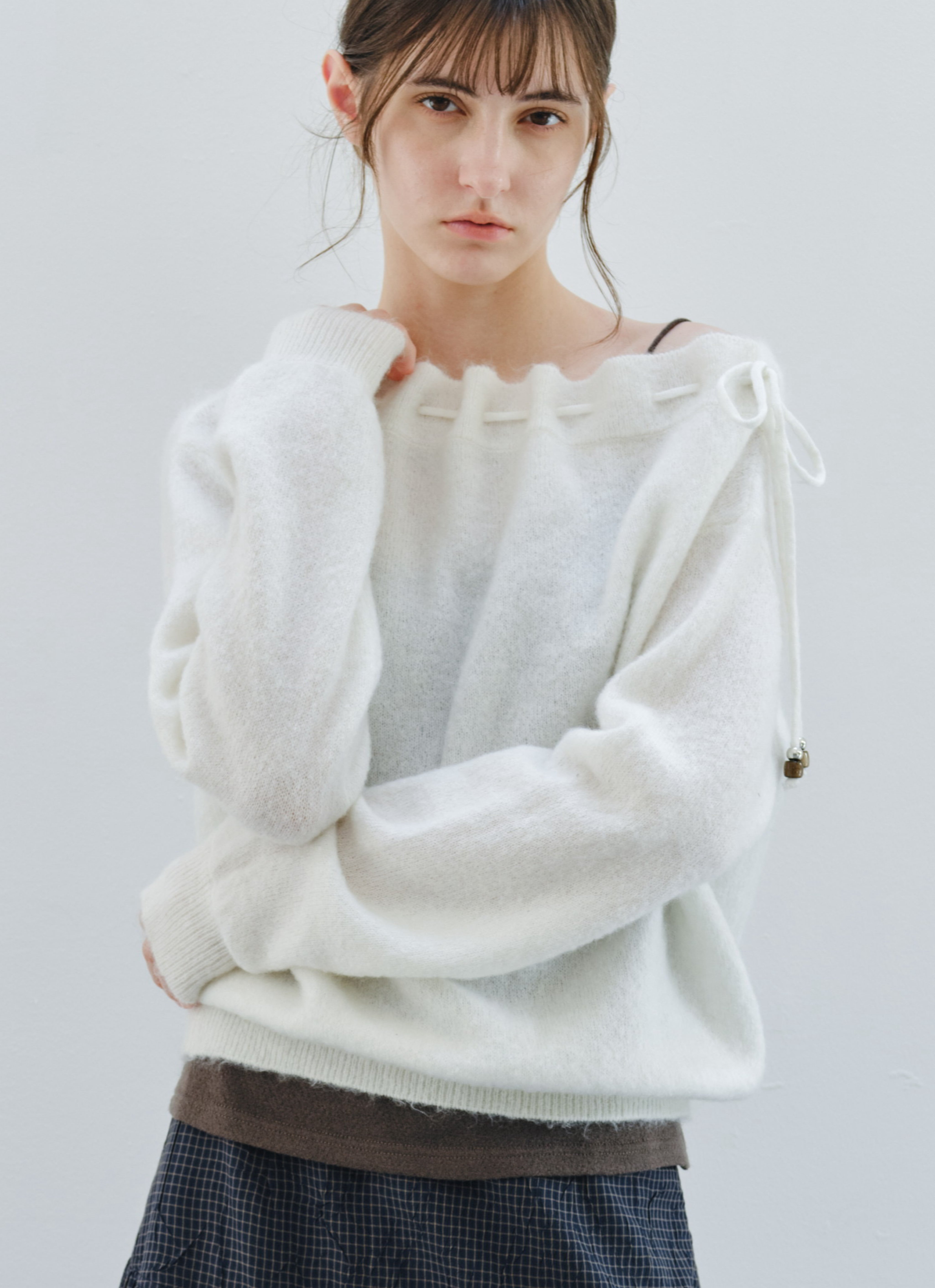 2WAY STRING POUCH SWEATER