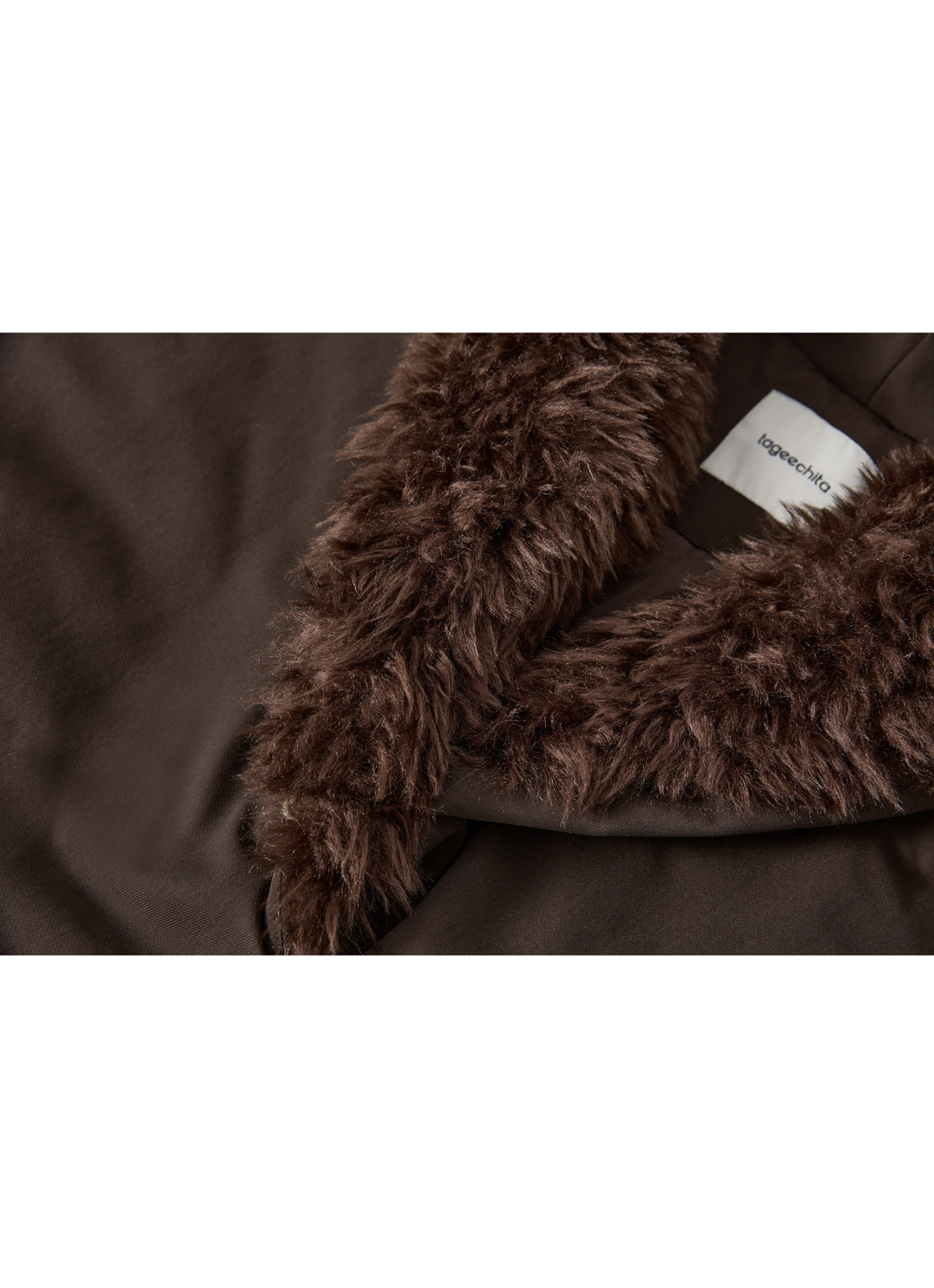 FUR LAPEL VOLUME BLOUSON