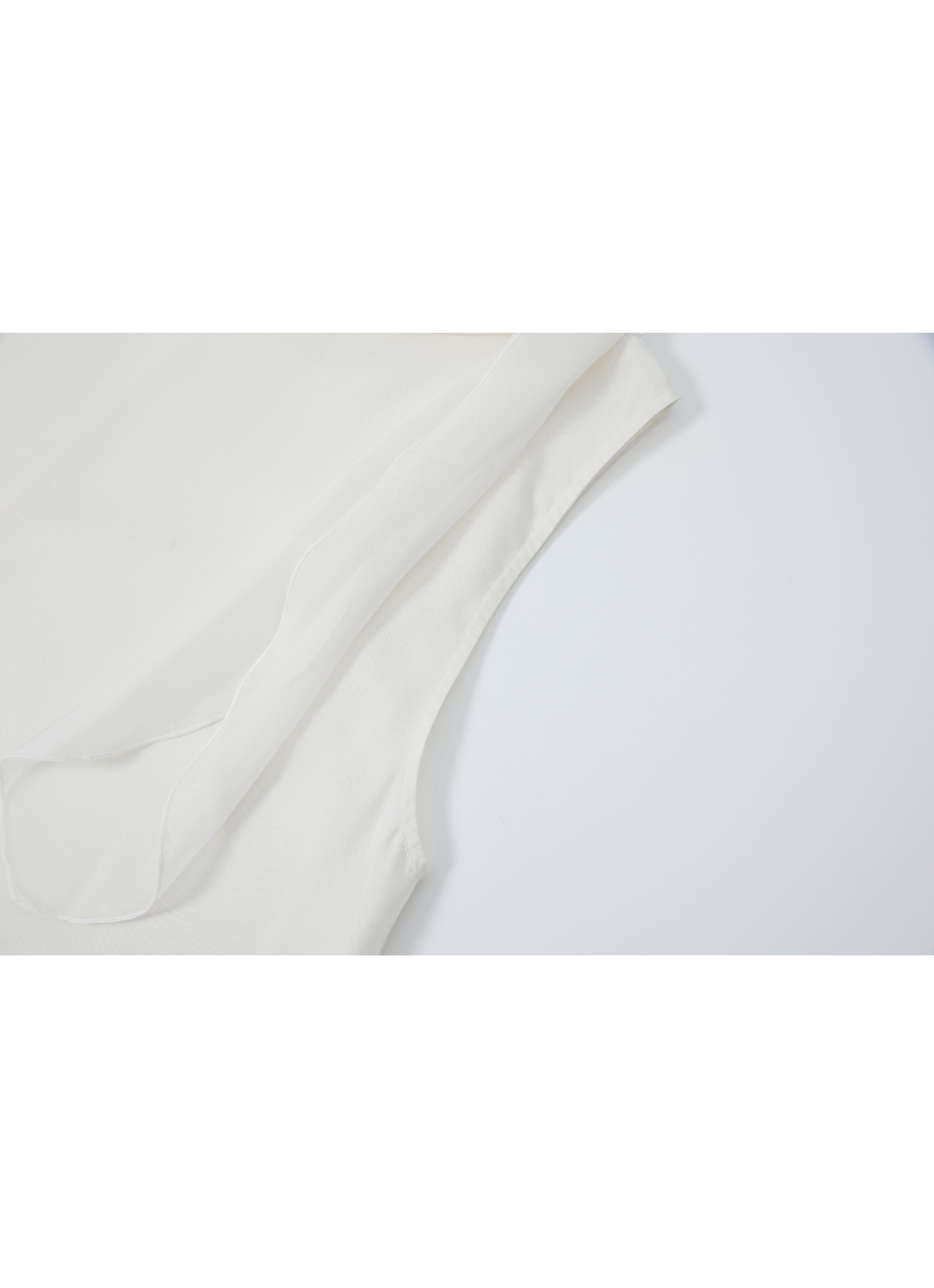 SHEER VEIL LAYERED BLOUSE