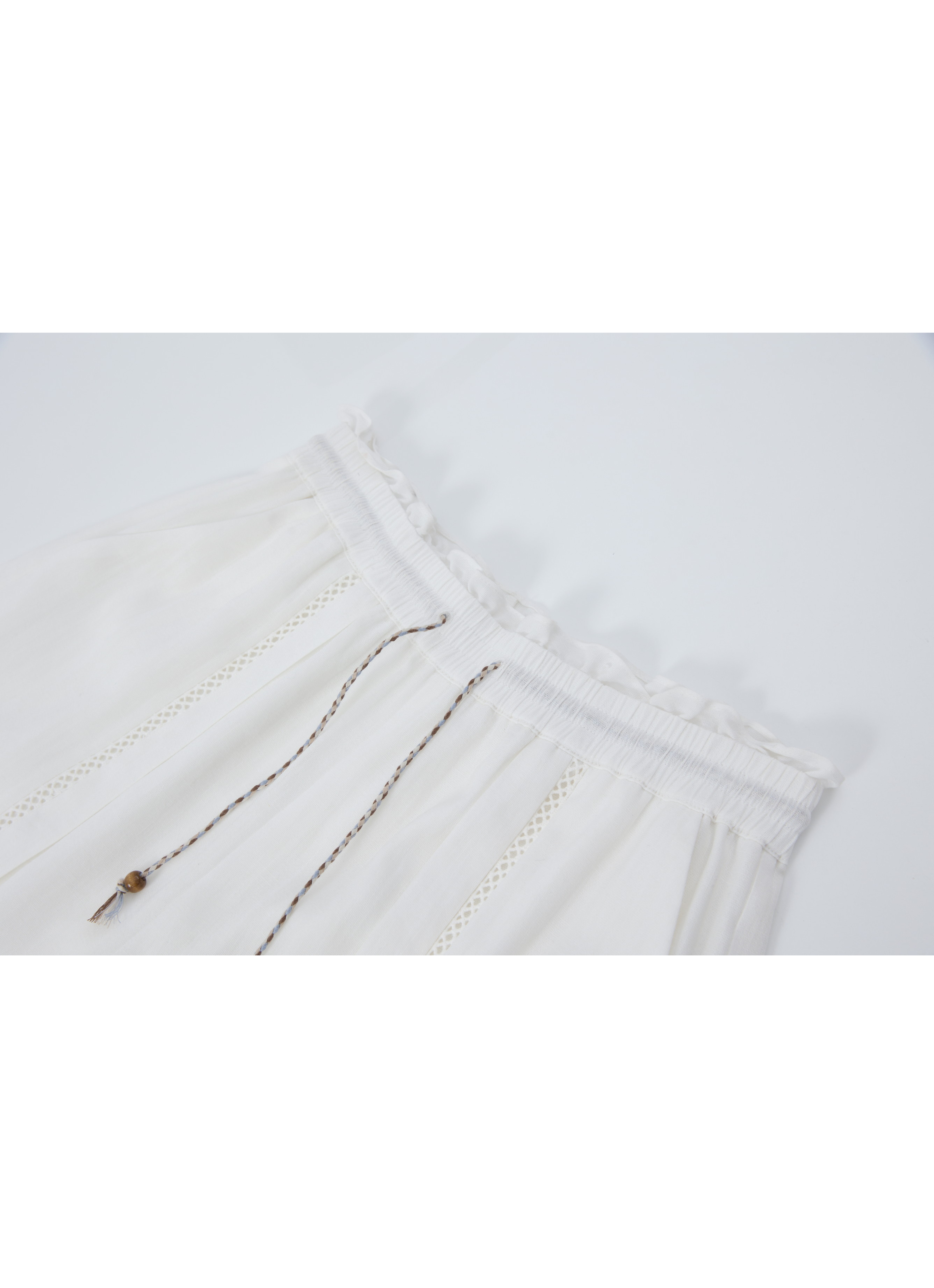 CROCHET LINE WIDE PANTS