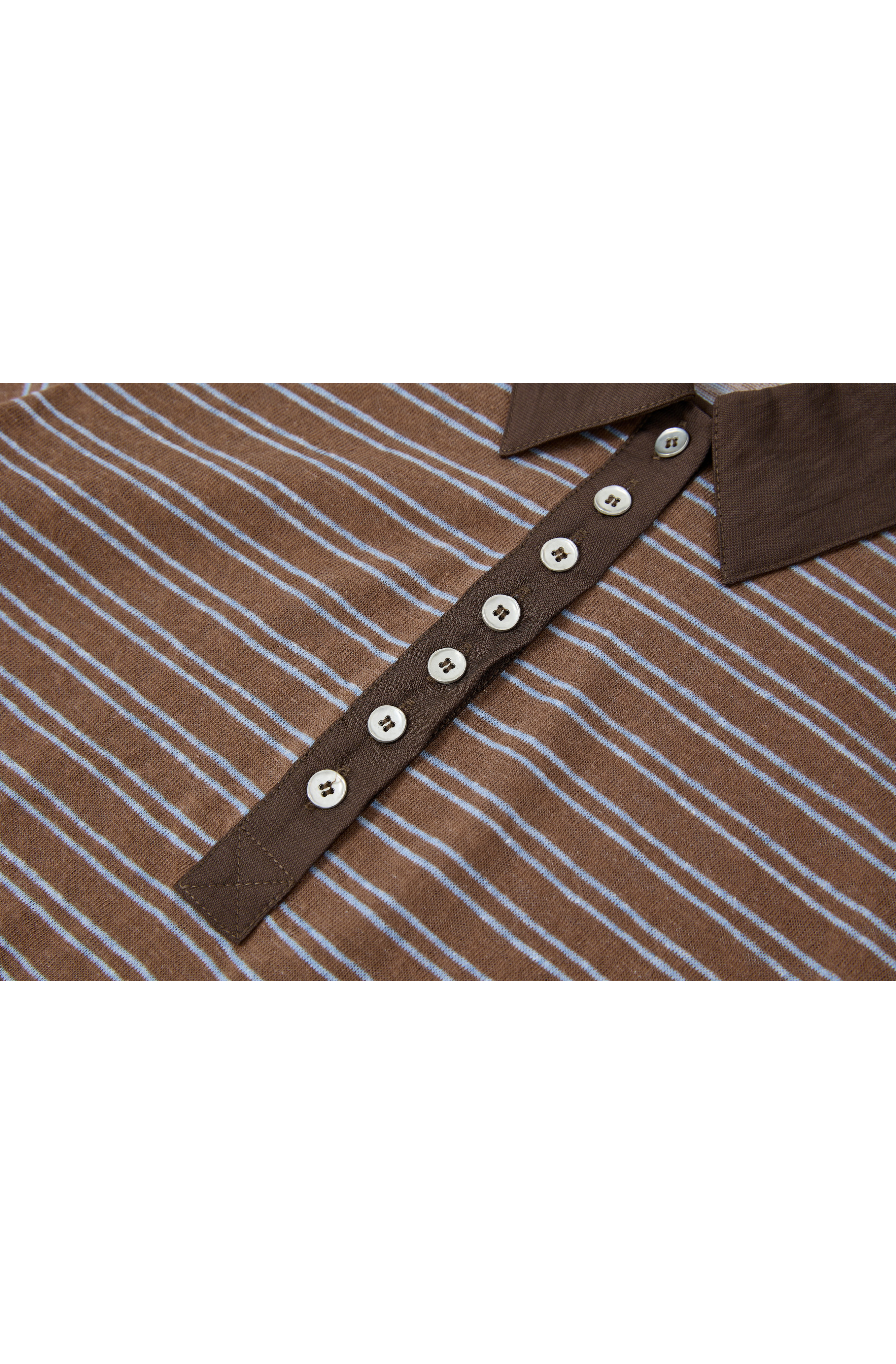 LINEAR BUTTON STRIPE TEE
