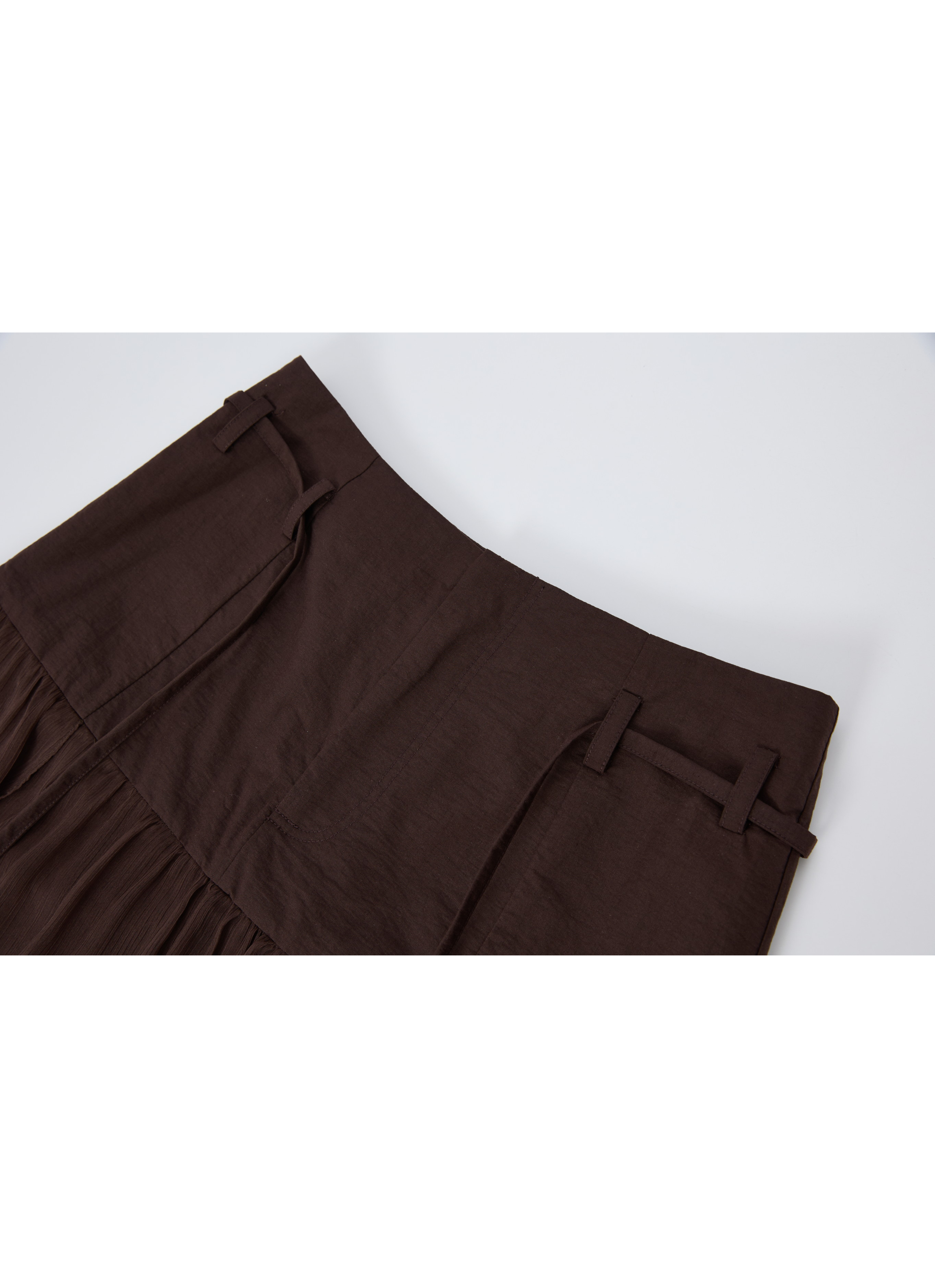 SHEER TULLE PLEAT SKIRT